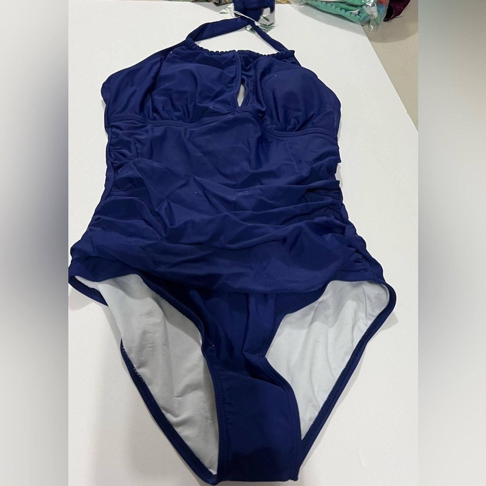 & Other Stories Eomenie One Piece Bathing Suit Halter Swimsuit M Size ONE SIZE - 5 Thumbnail