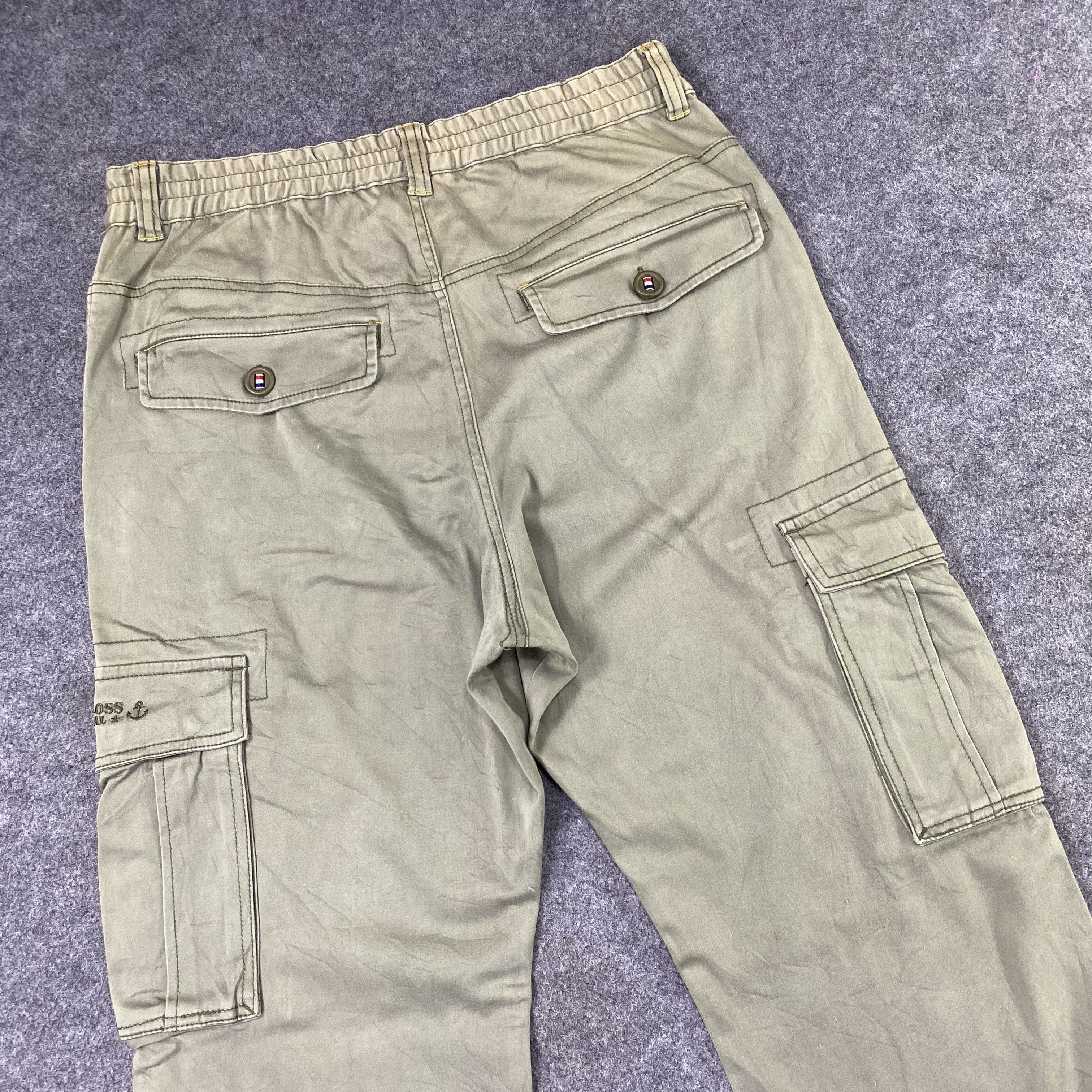 Japanese Brand × Vintage BLUE CROSS FADED GREEN CARGO PANTS -C026 Size US 32 / EU 48 - 5 Thumbnail