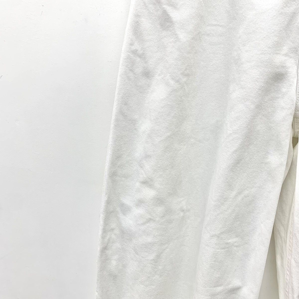 Maison Margiela Maison Margiela White Logo Cotton Casual Trousers K26WX Size 24" / US 00 / IT 34 - 4 Thumbnail