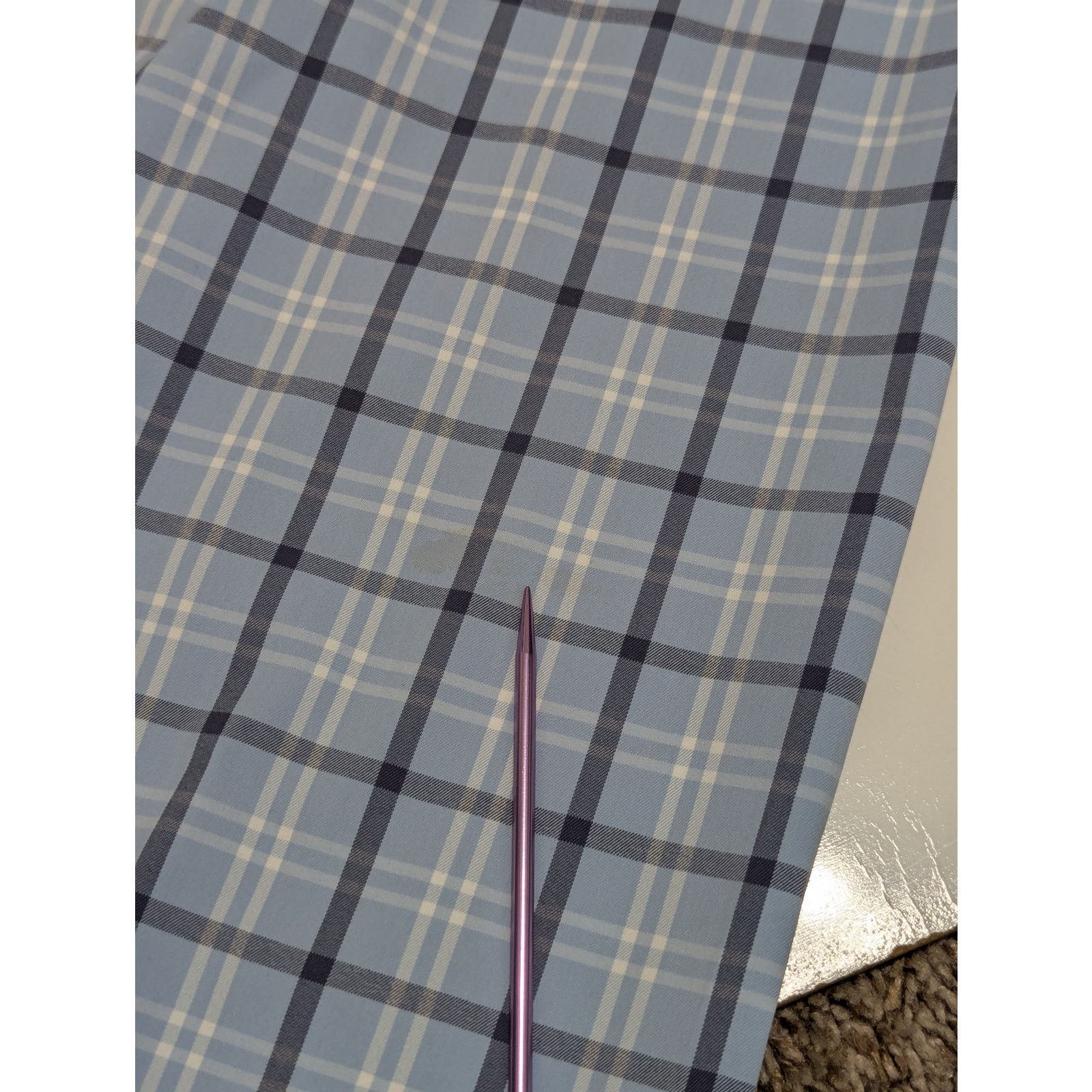 UNTUCKit UNTUCKit Wrinkle Free Mantanzas Shirt Teal Blue Plaid Large Size US L / EU 52-54 / 3 - 4 Thumbnail