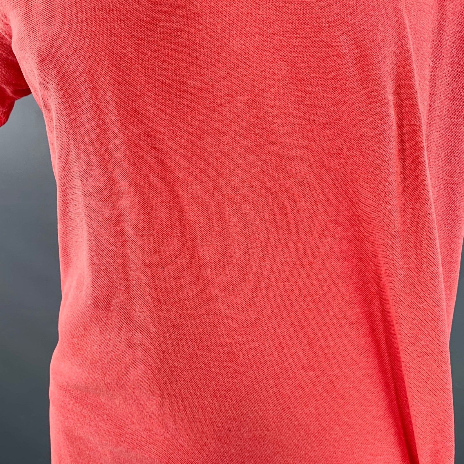 Lacoste LACOSTE Size XL Red Coral Cotton Short Sleeve Polo Size US XL / EU 56 / 4 - 5 Thumbnail