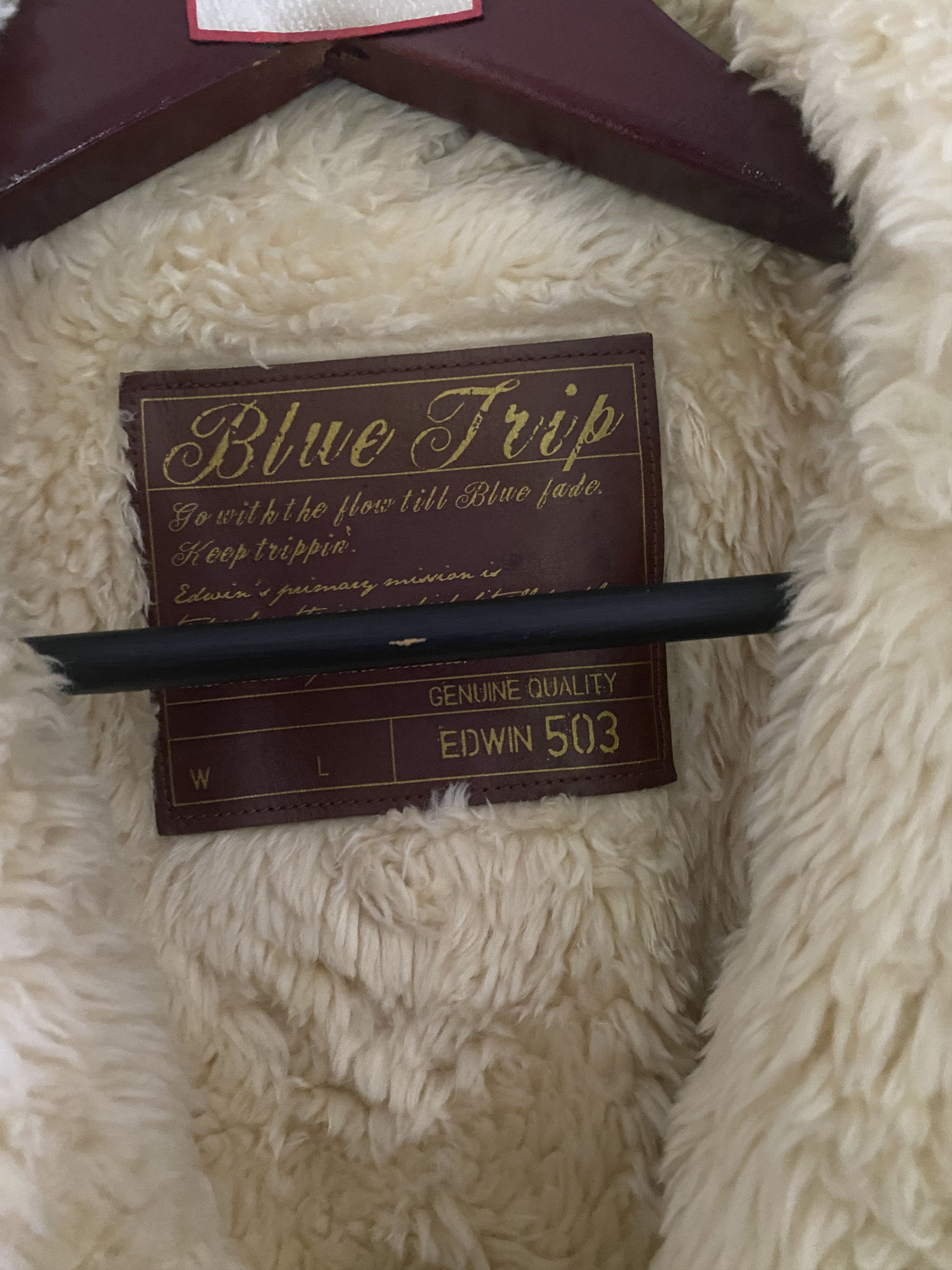 Edwin × Vintage Edwin 503 Blue Trip Winter Jacket Size US L / EU 52-54 / 3 - 4 Thumbnail