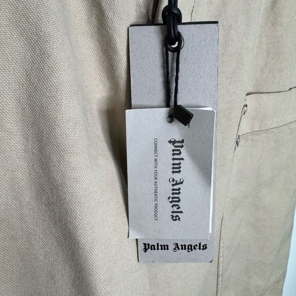 Palm Angels Palm Angels Baggy Cargo Pants Beige Men’s 46/US 30 Size US 30 / EU 46 - 3 Thumbnail