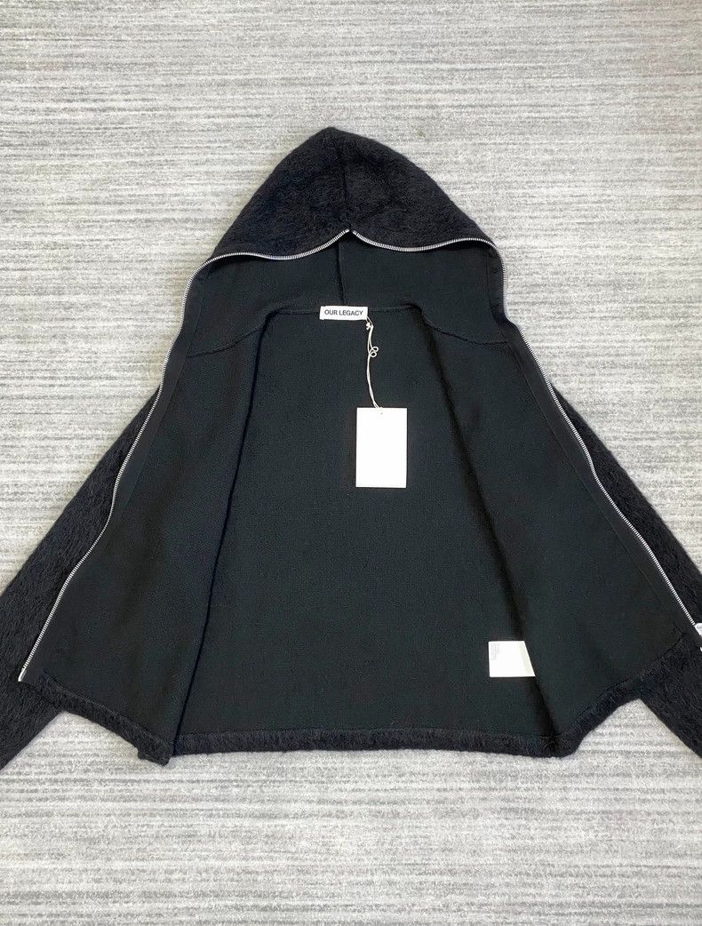 Our Legacy Our LegacyHorsehair zipper jacket double zipper wool jacket Size US S / EU 44-46 / 1 - 4 Thumbnail