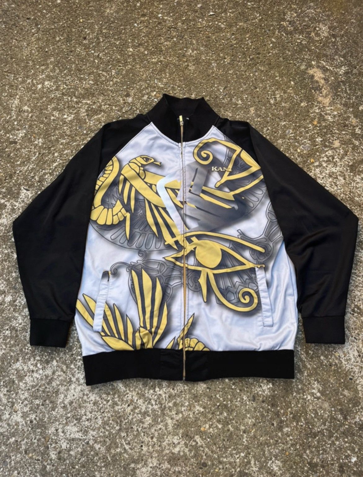 Karl Kani Vintage Overprinted Very Rare Zip Up