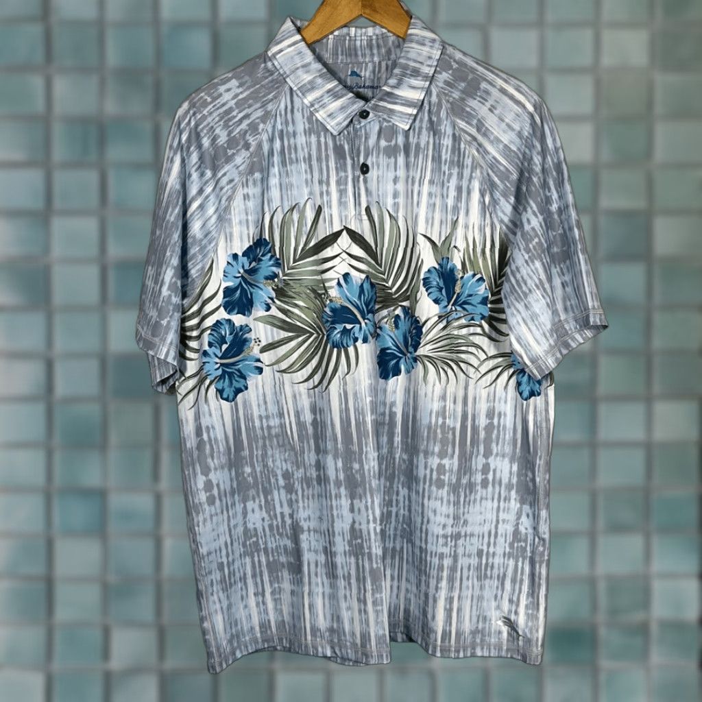 Tommy Bahama Tommy Bahama Polo Shirt Men Large Tidepool Royale UPF 30 Islandzone Multicolor Blue Tidepool Royale Polo Shirt Mens L Blue UPF 30 Islandzone Size US L / EU 52-54 / 3 - 1 Thumbnail