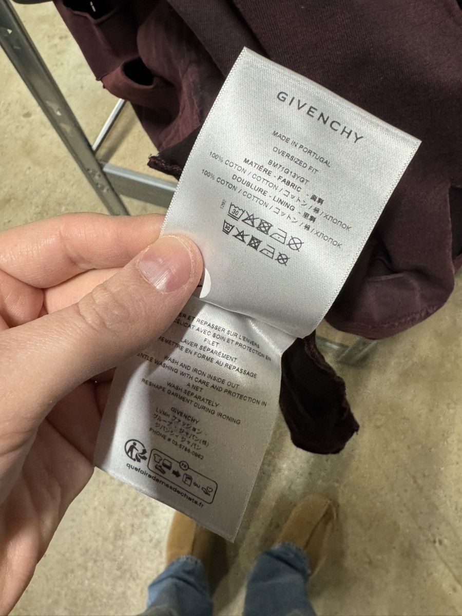 Givenchy Givenchy Cut Out T-Shirt NEW 900$ Size US XXL / EU 58 / 5 - 4 Thumbnail
