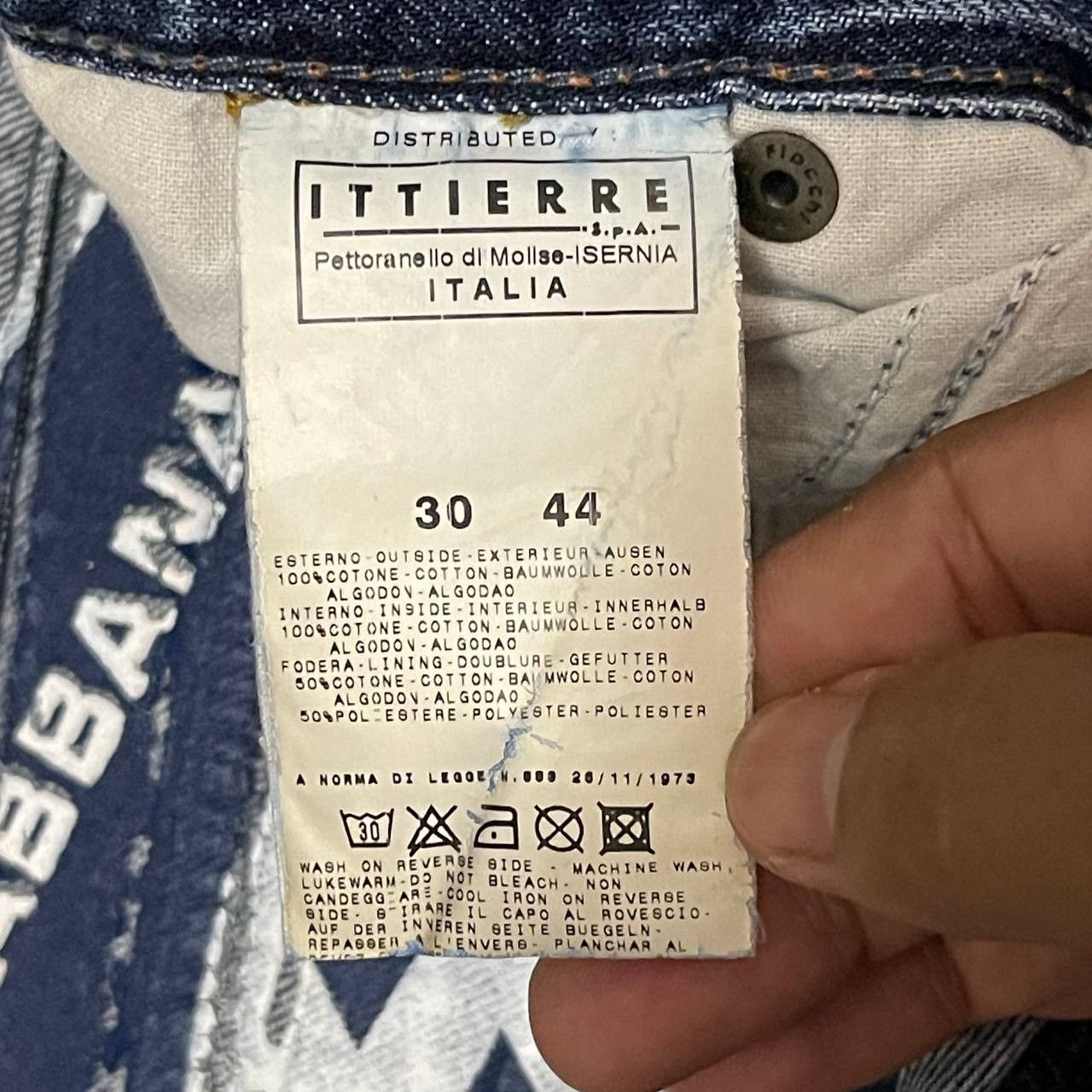Dolce & Gabbana Vintage D&G Dolce & Gabbana Extreme Denim Devotees Jeans Size US 31 - 18 Thumbnail