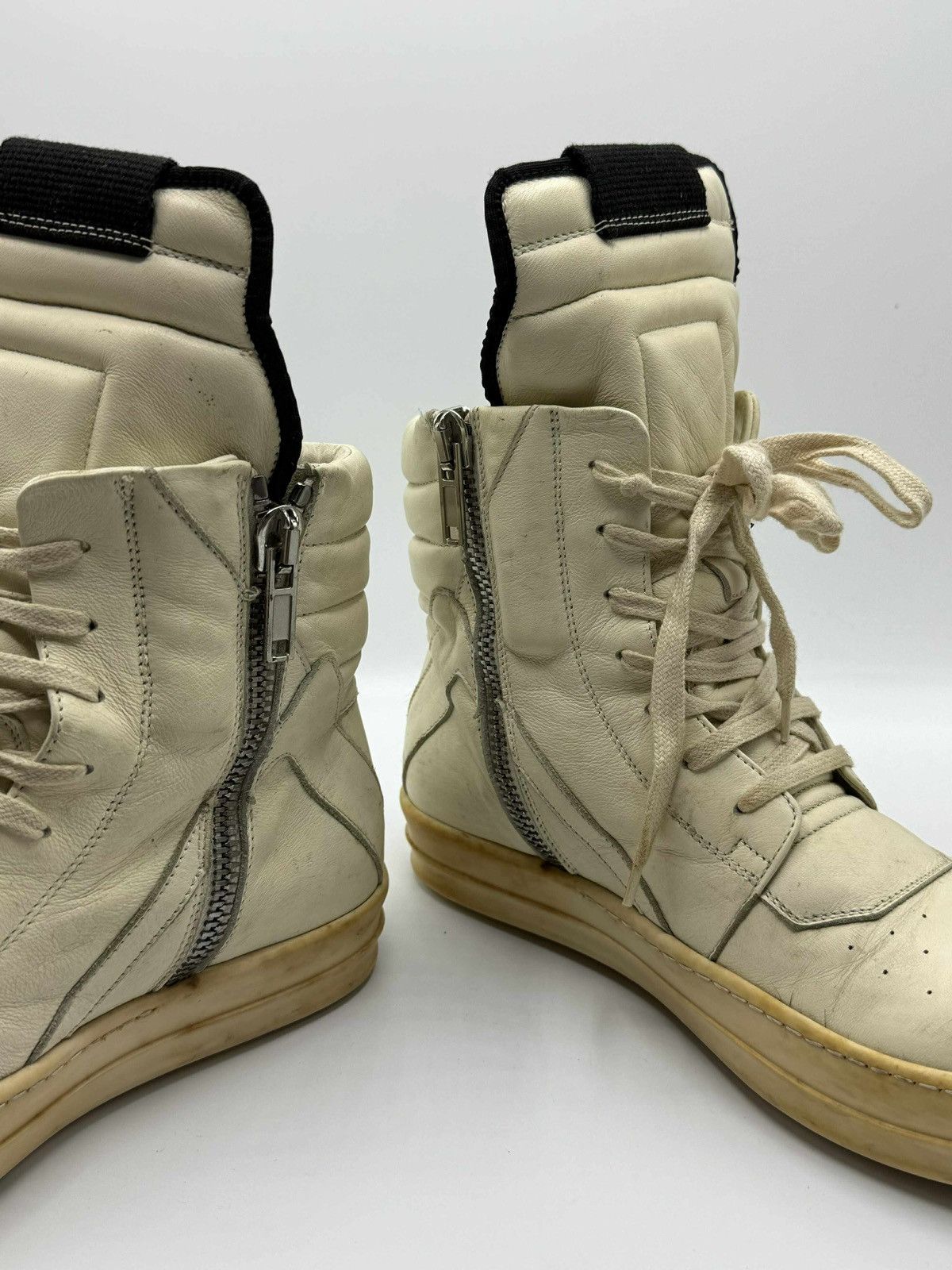 Rick Owens Rick Owens Geobasket High-Top Sneakers Size US 6.5 / EU 39-40 - 3 Thumbnail