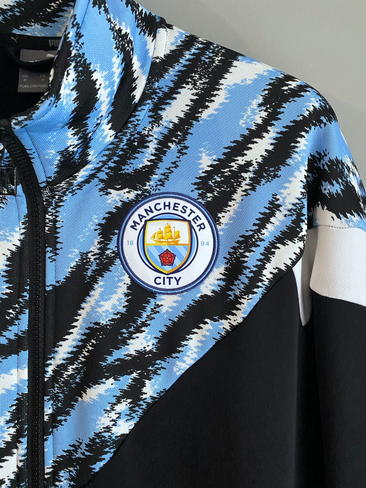 Puma Puma FC Manchester City Men's Soccer Track Jacket, Size M Size US M / EU 48-50 / 2 - 6 Thumbnail