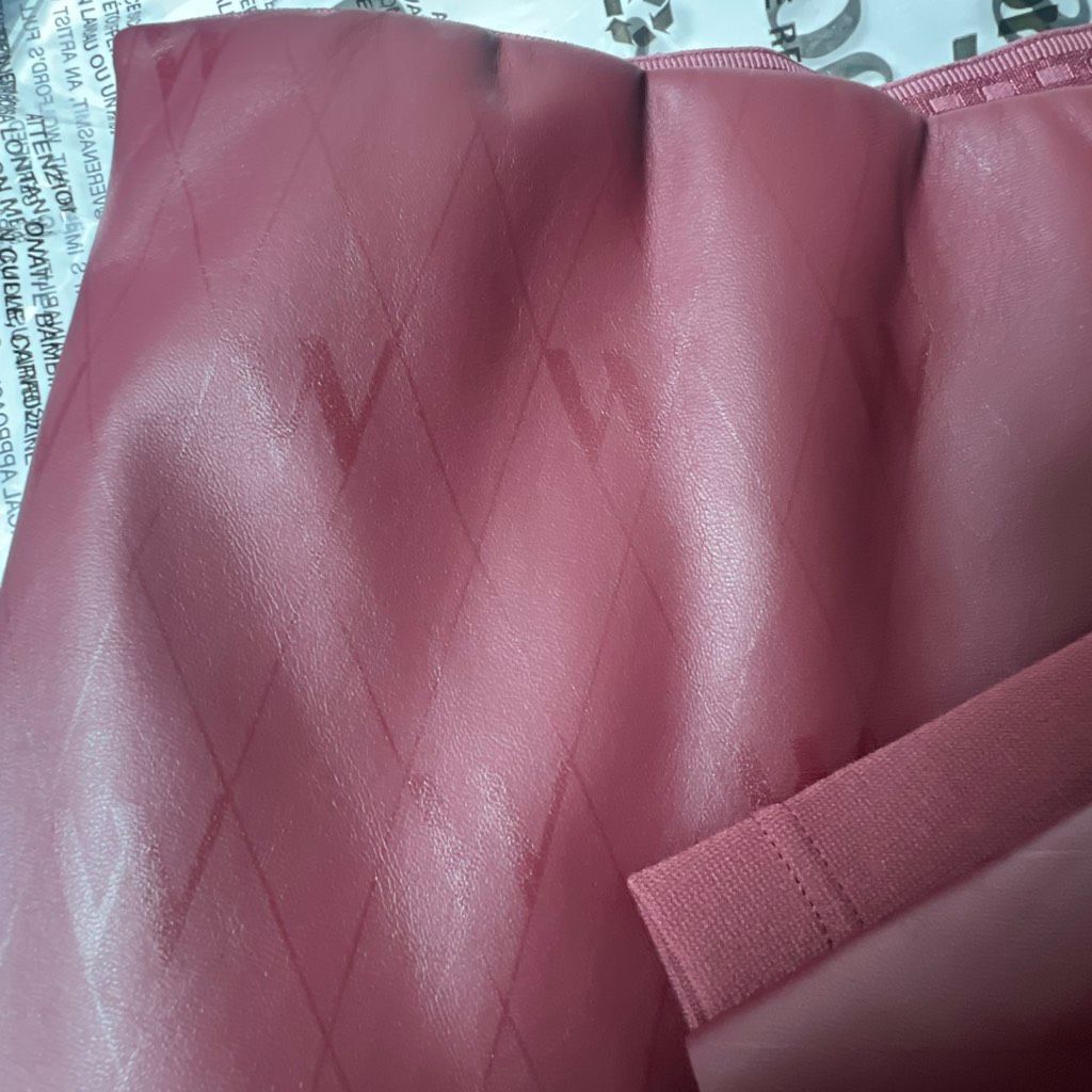 Wolford NWT Wolford Net Vegan Leather Leggings Port Royale Burgundy Size 32" / US 10 / IT 46 - 12 Thumbnail