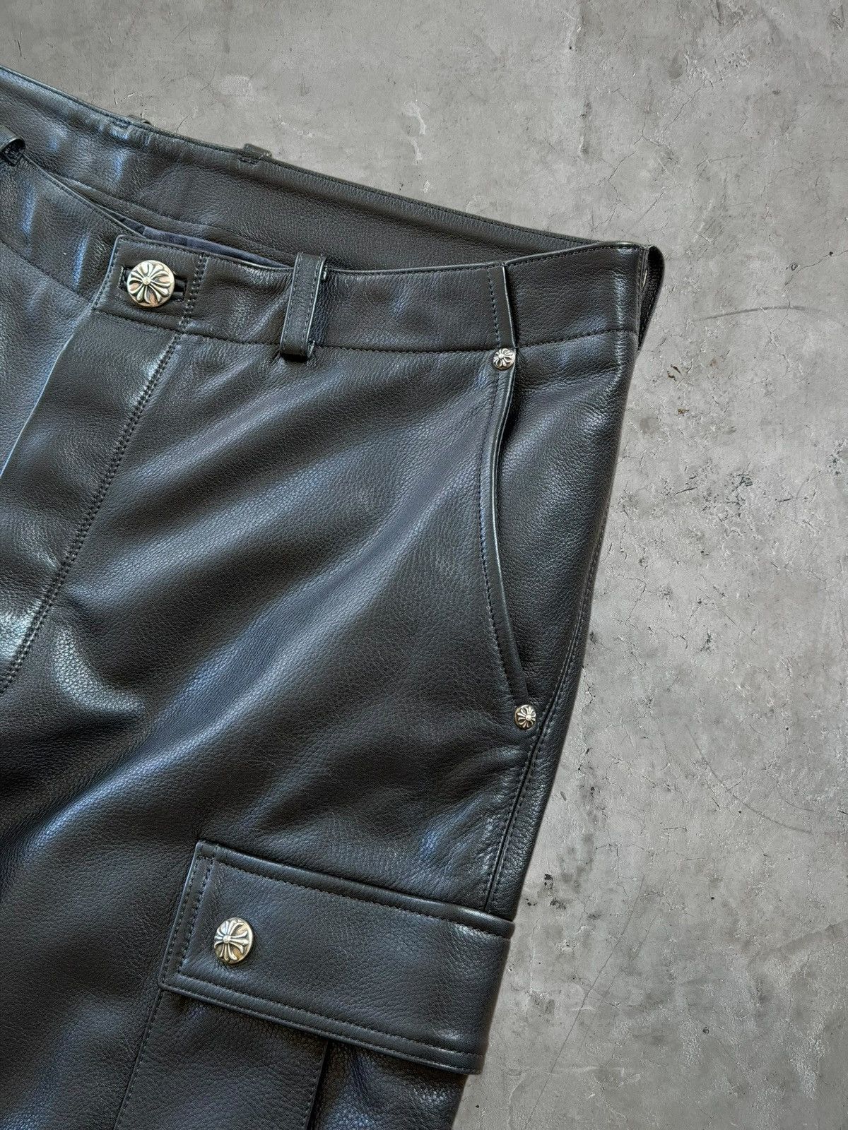 Chrome Hearts Chrome Hearts Leather Cargo Pants Size US 36 / EU 52 - 6 Thumbnail