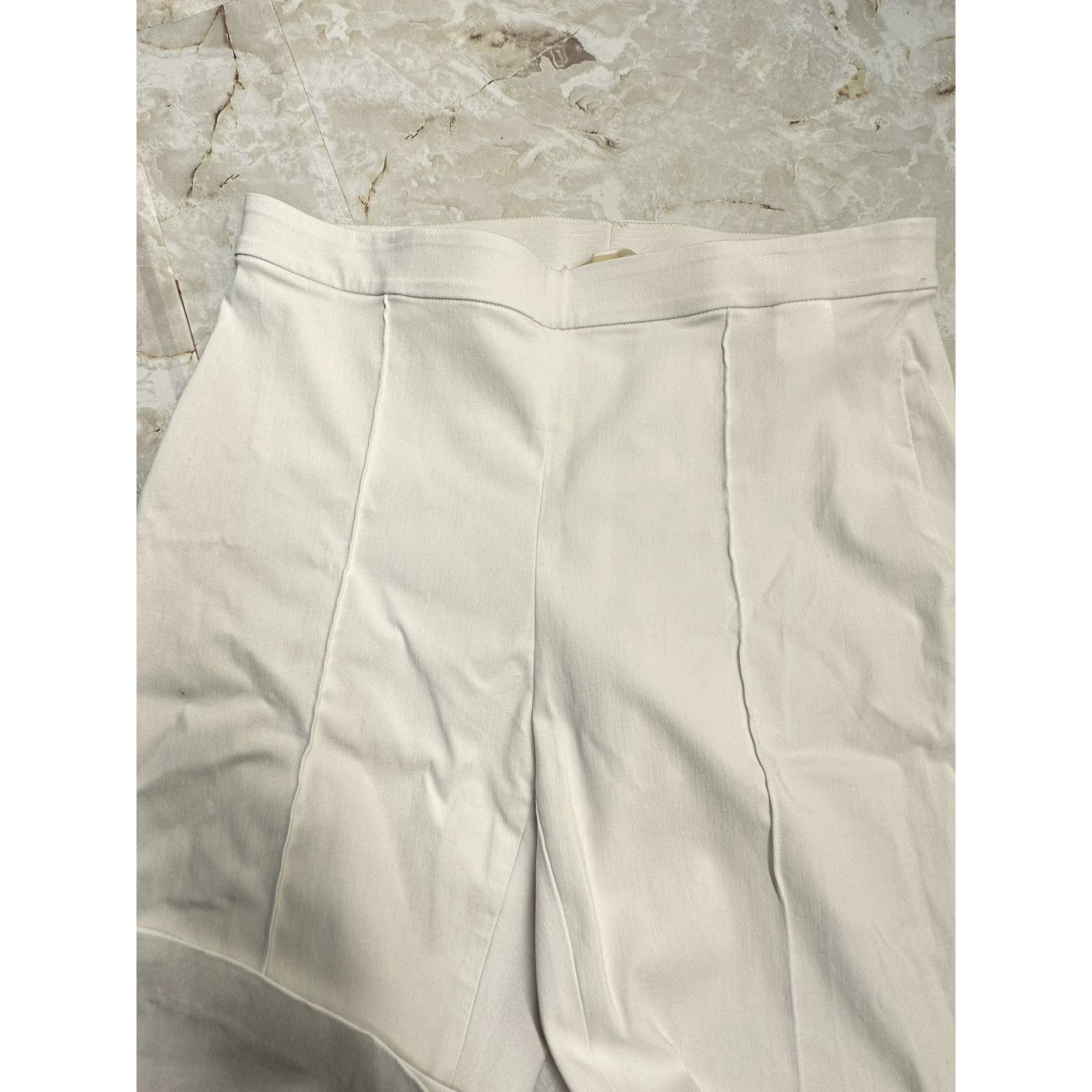 Michael Kors Michael Kors Seamed Pull On Capri pants white Women Size 10 Size 32" / US 10 / IT 46 - 3 Thumbnail