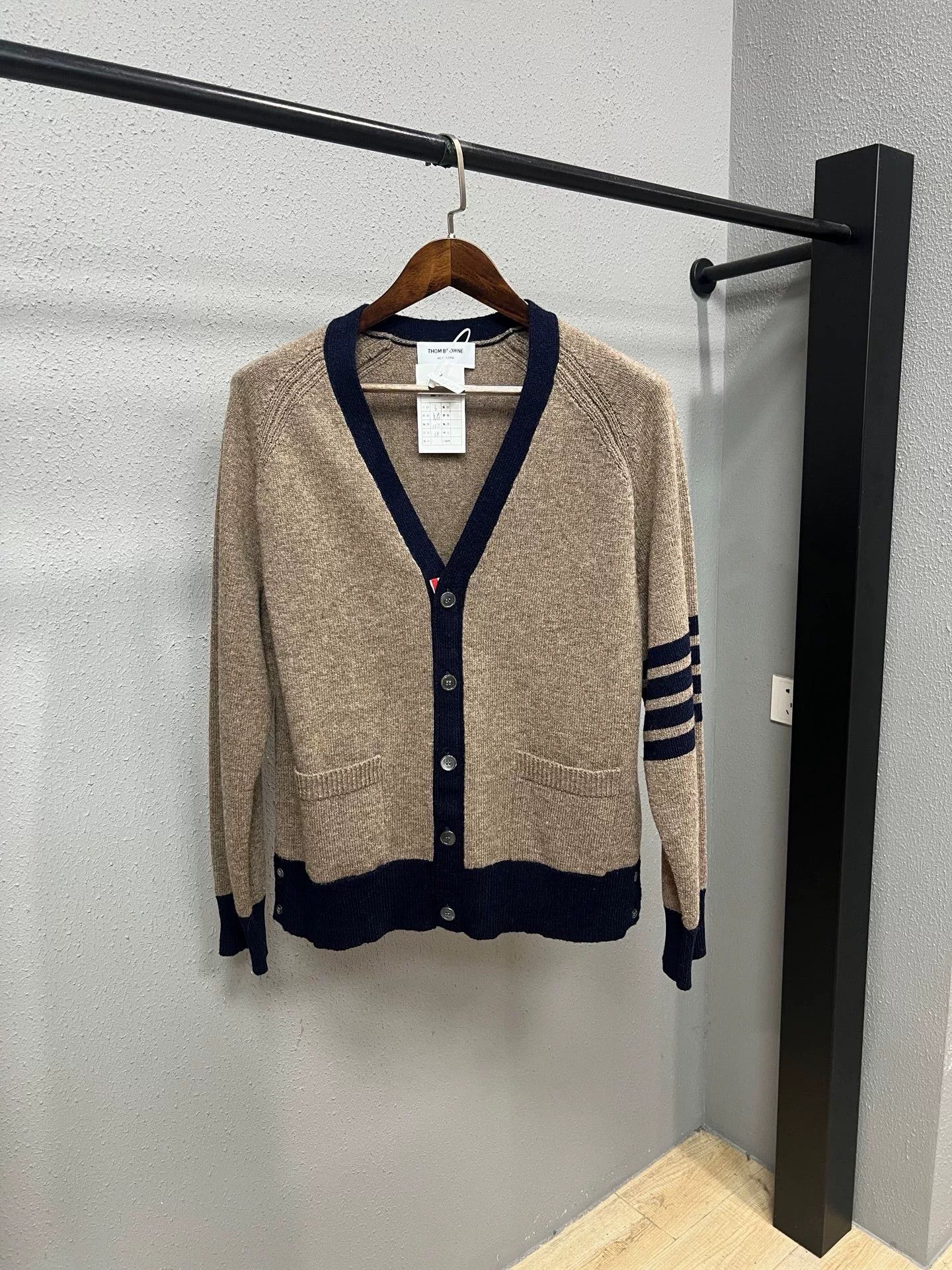 Thom Browne thom browne brown wool cardigan Size US M / EU 48-50 / 2 - 1 Thumbnail