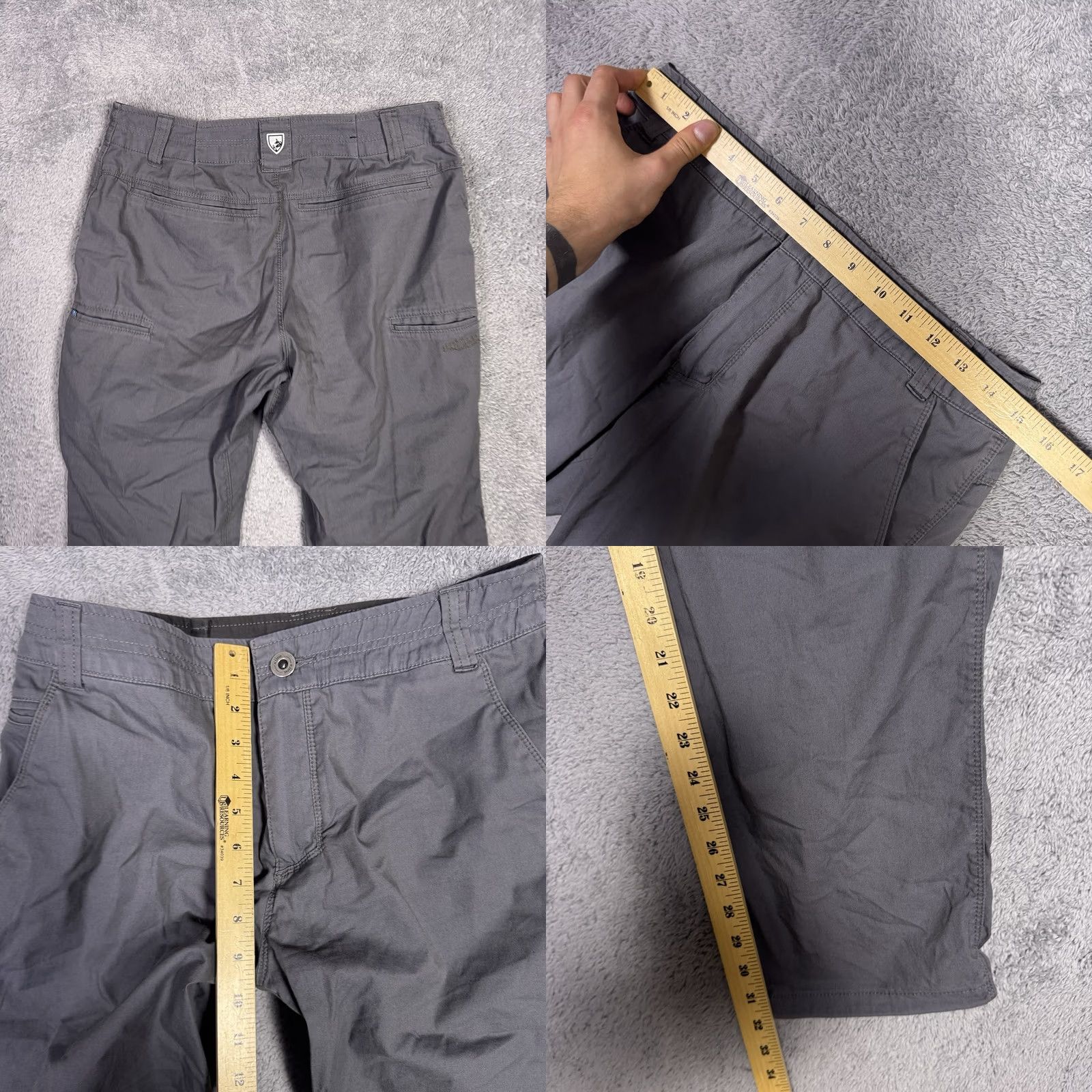 Vintage Kuhl Mens 30x32 Resistor Lite Chino Tech Stretch Commuter Pants UPF 5204 Gray Size US 30 / EU 46 - 8 Thumbnail