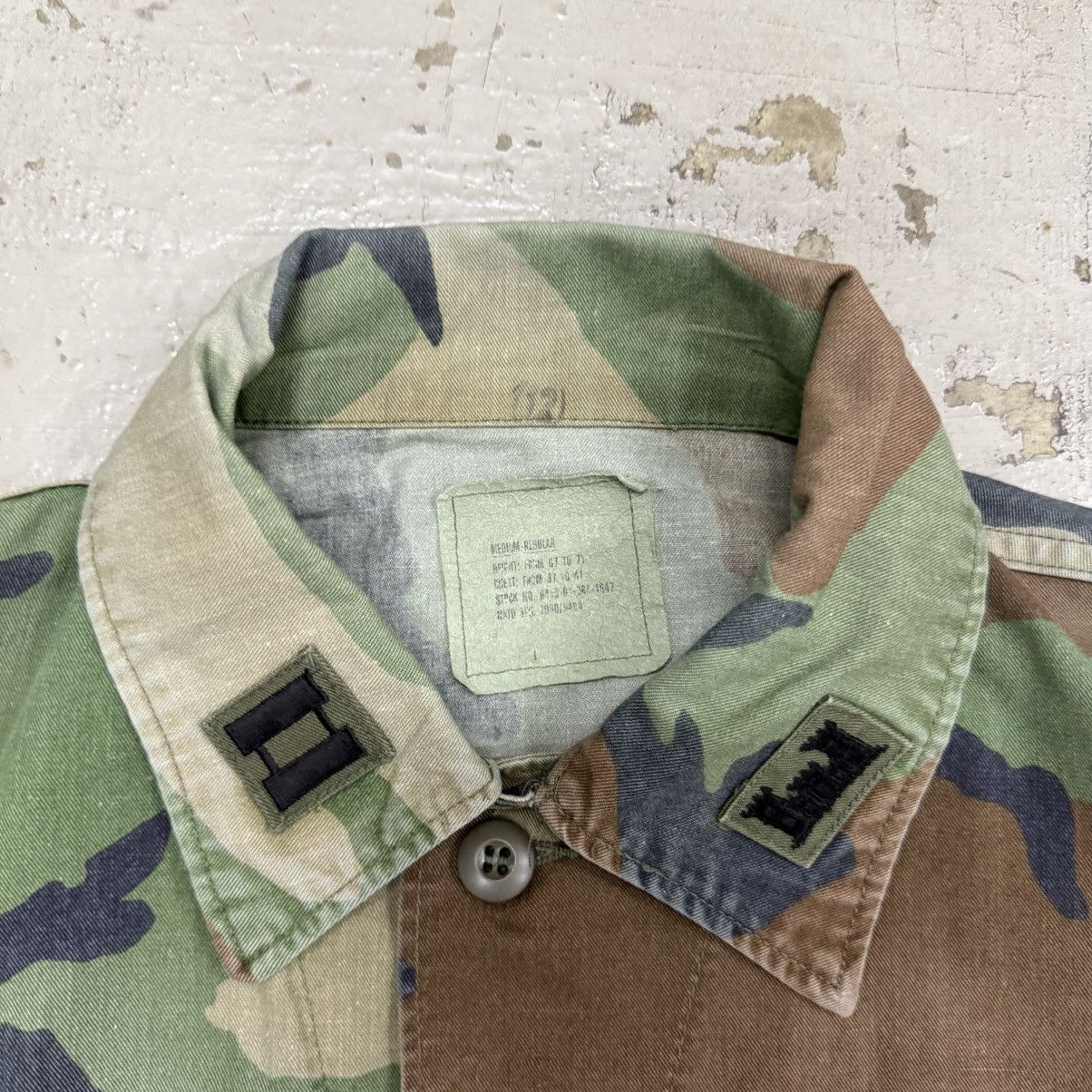 Vintage Vintage US Army DBU Woodland Camo Jacket Size US L / EU 52-54 / 3 - 3 Thumbnail