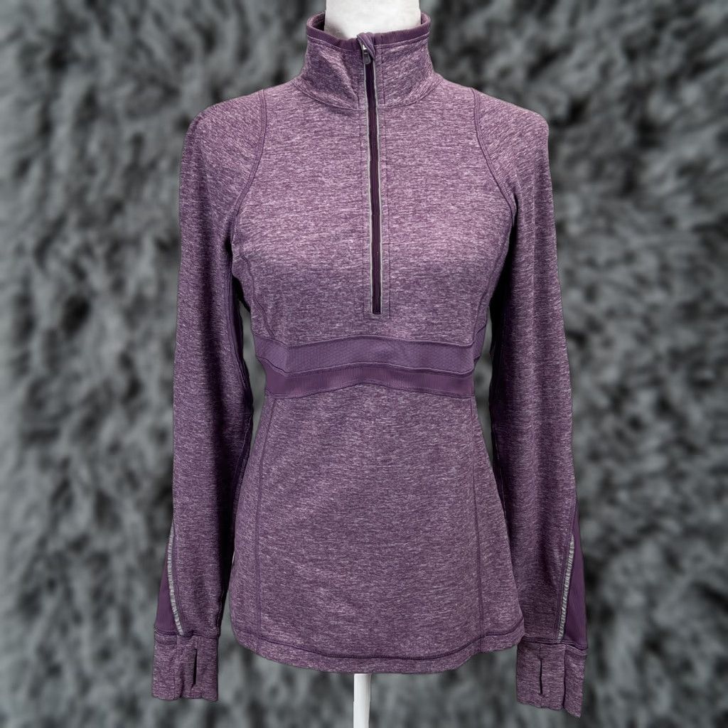 Lululemon Womens Lululemon Full Tilt Space Dye Pullover Shirt Jacket Sz 8 GUC Hand Warmers Size M / US 6-8 / IT 42-44 - 1 Thumbnail