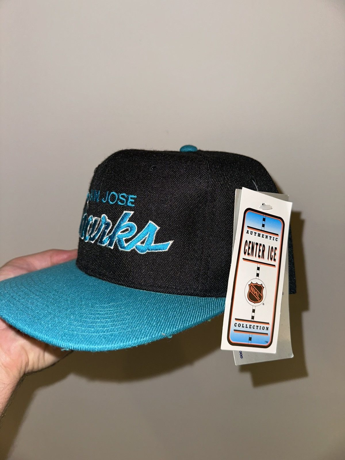 Sports Specialties × Vintage Vintage San Jose Sharks Sport Specialties Snapback Hat Size ONE SIZE - 2 Thumbnail