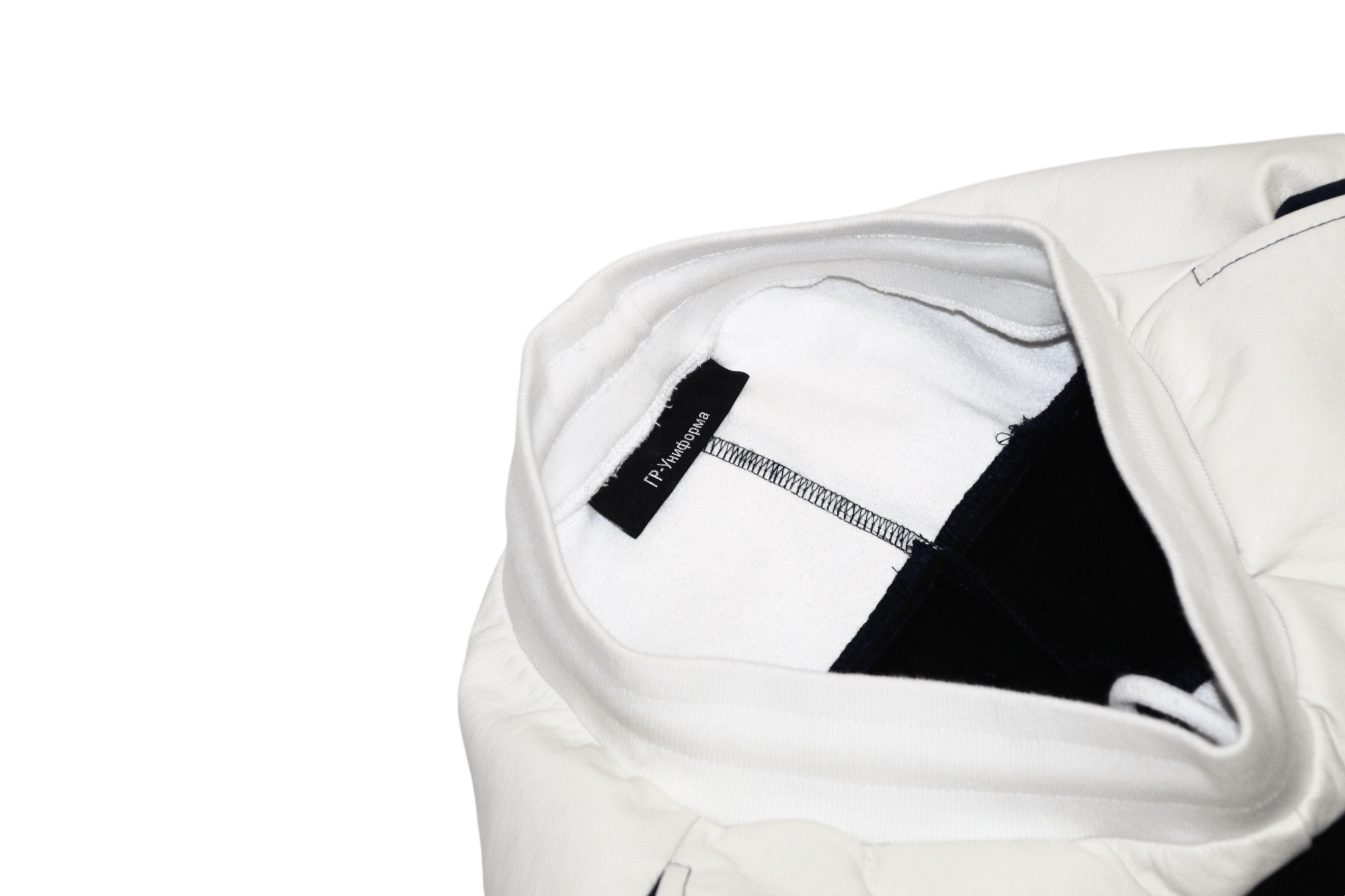 GR-Uniforma 💥GR-Uniforma Patchwork Panel Sweatpants faux leather trim Size US 30 / EU 46 - 8 Thumbnail
