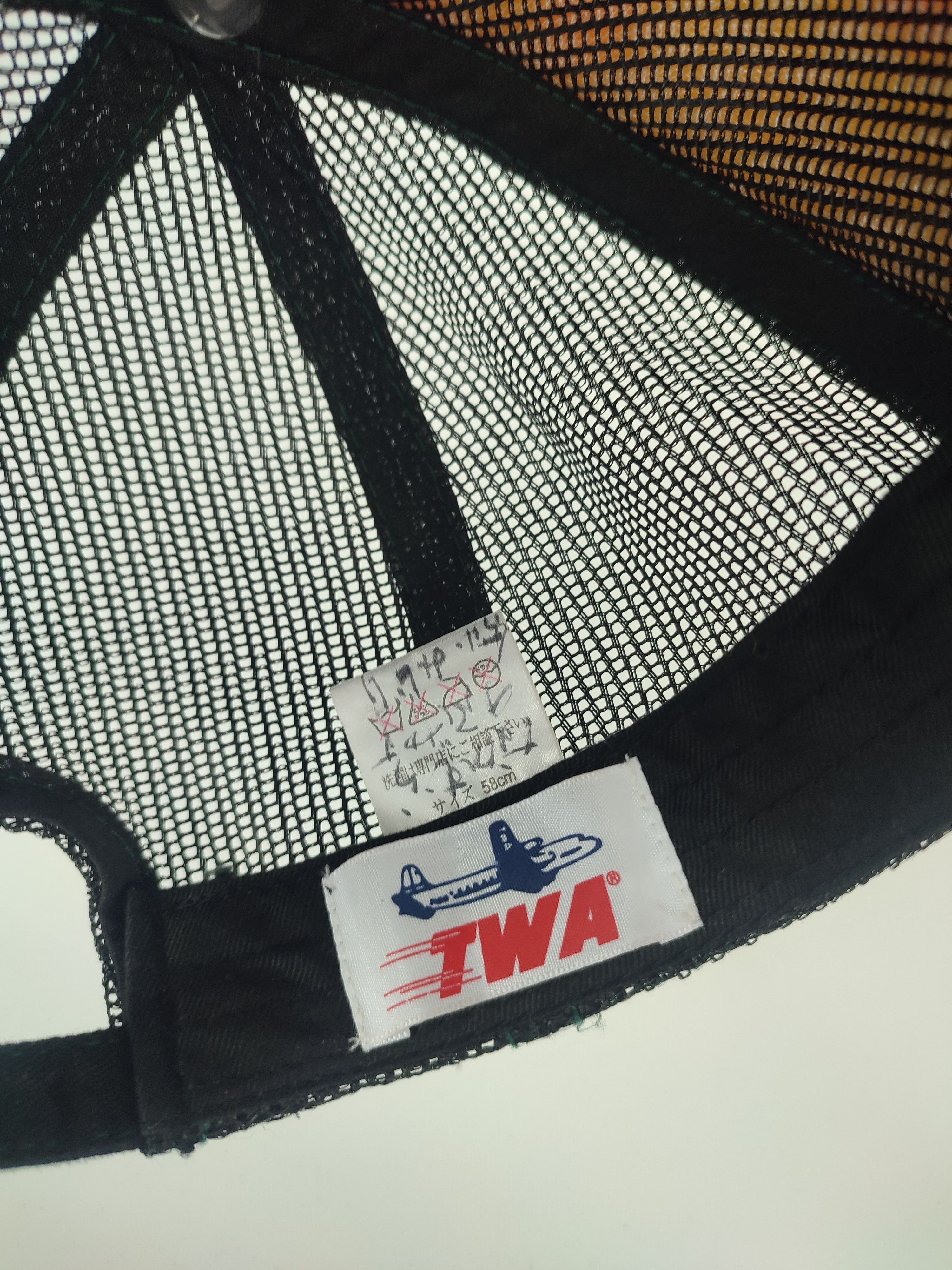 Vintage TWA AEROPLANE PRINTED TRUCKER CAP Size ONE SIZE - 7 Thumbnail