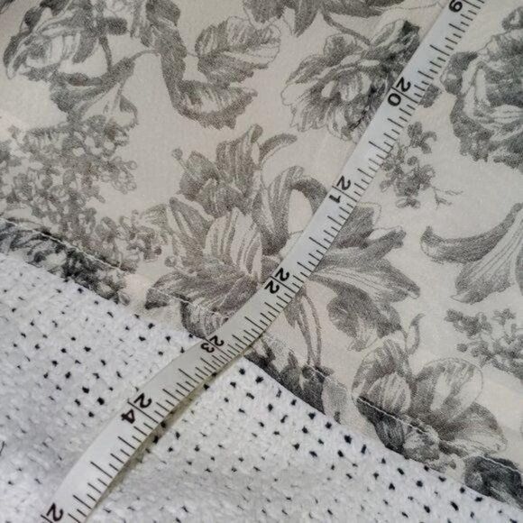 Laura Ashley Laura Ashley Sheer Floral Ruffled Lined Button Down Long Sle Size L / US 10 / IT 46 - 11 Thumbnail