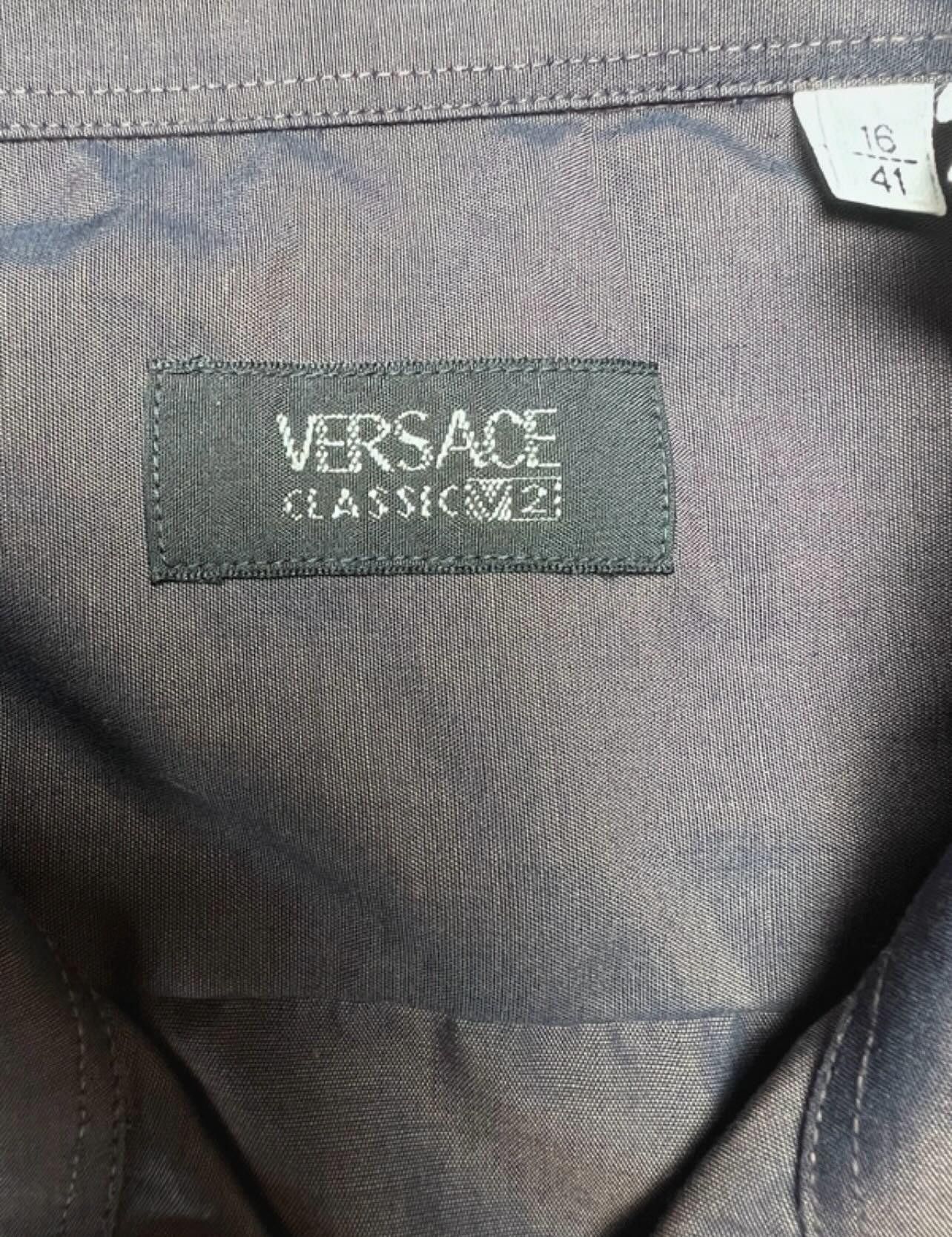 Versace Versace shirt button up Size US L / EU 52-54 / 3 - 6 Thumbnail