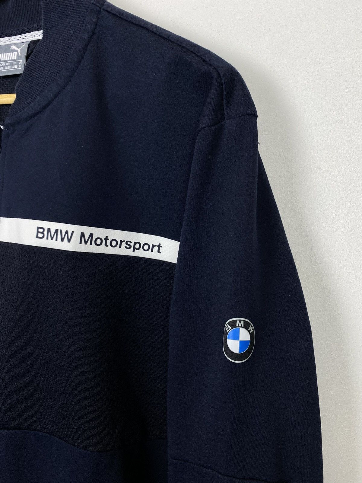 BMW × Puma Puma BMW Motorsport Racing Jacket Full Zip Size XL Blue Top Size US XL / EU 56 / 4 - 5 Thumbnail
