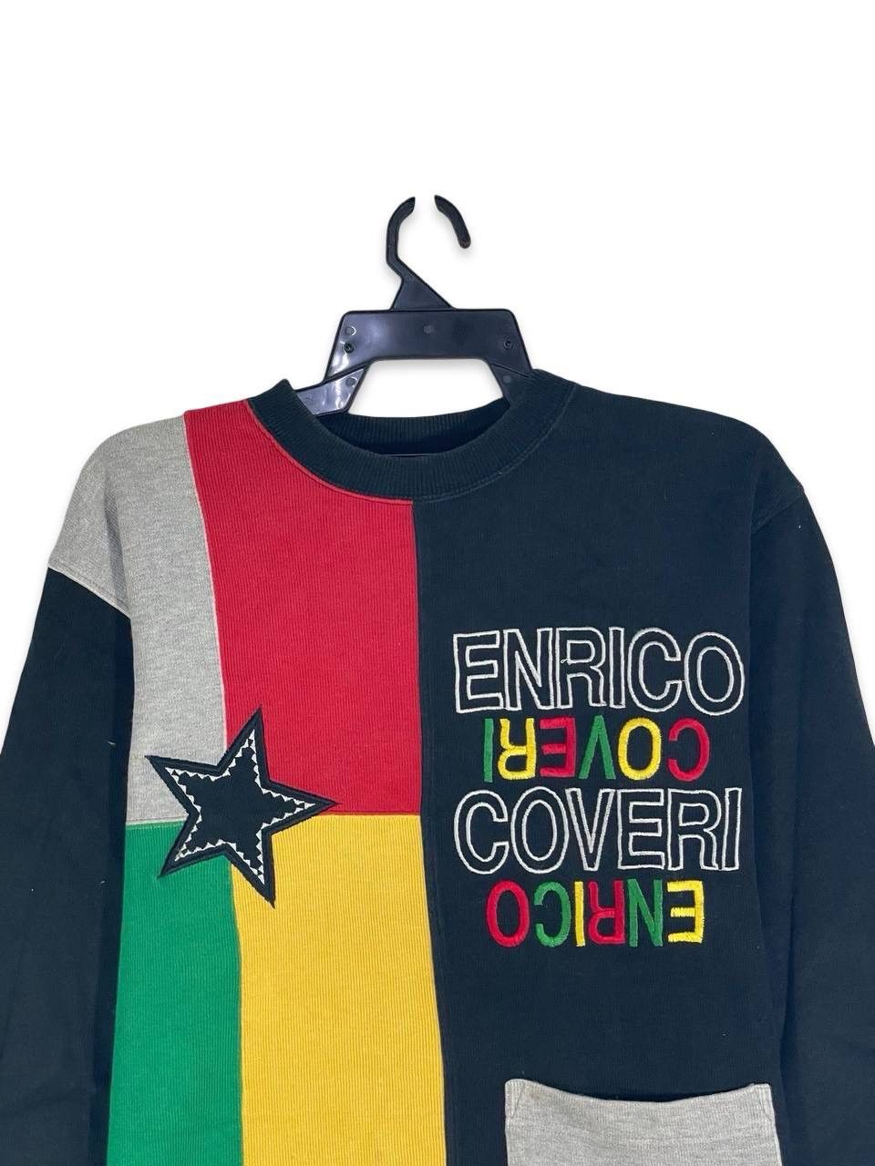 Enrico Coveri Vintage 90s enrico coveri sweatshirt jumper size L Size US L / EU 52-54 / 3 - 2 Thumbnail