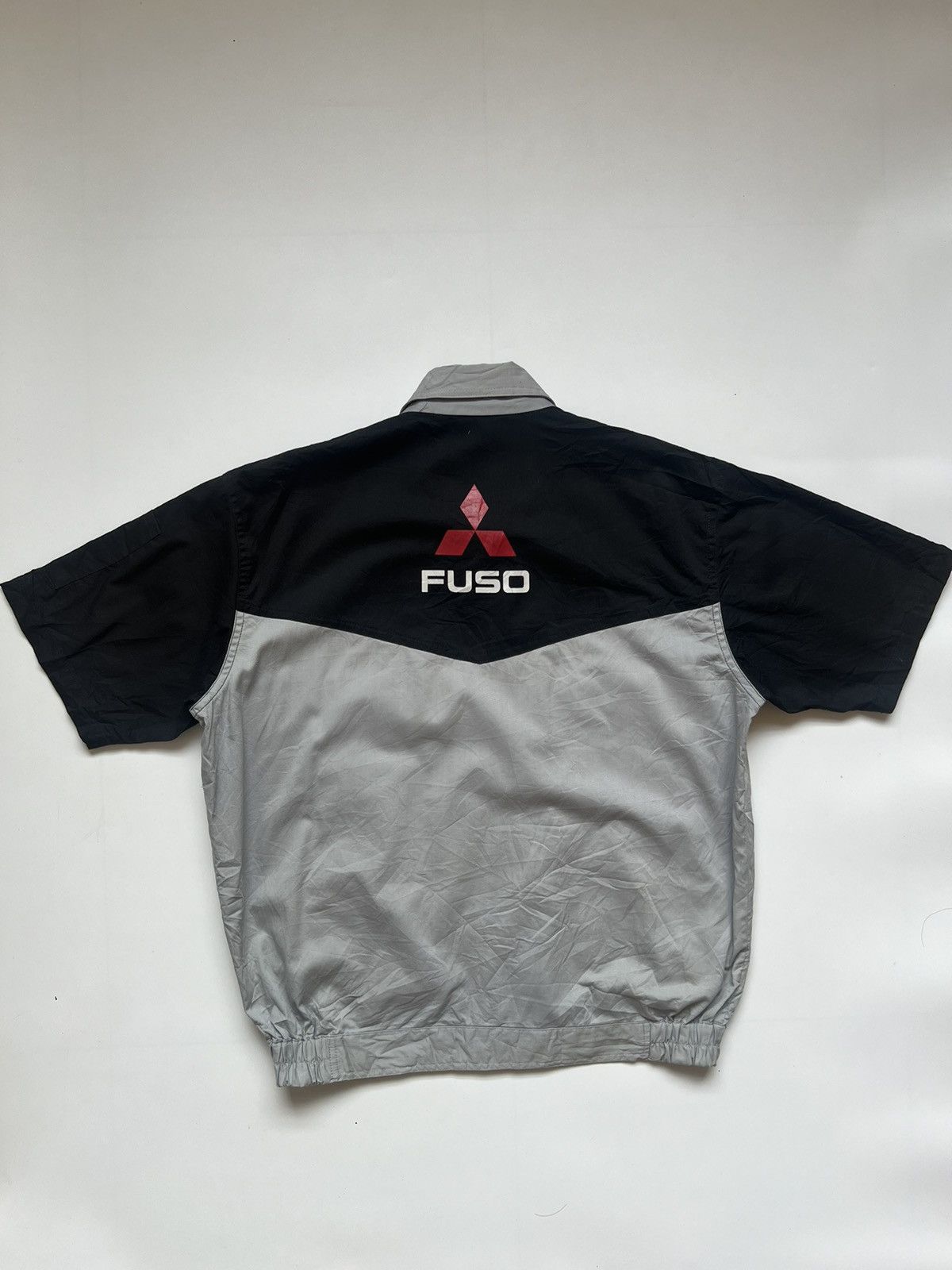 Japanese Brand Vintage 90's Mitsubishi Fuso Racing Workers Jacket Size US L / EU 52-54 / 3 - 1 Thumbnail