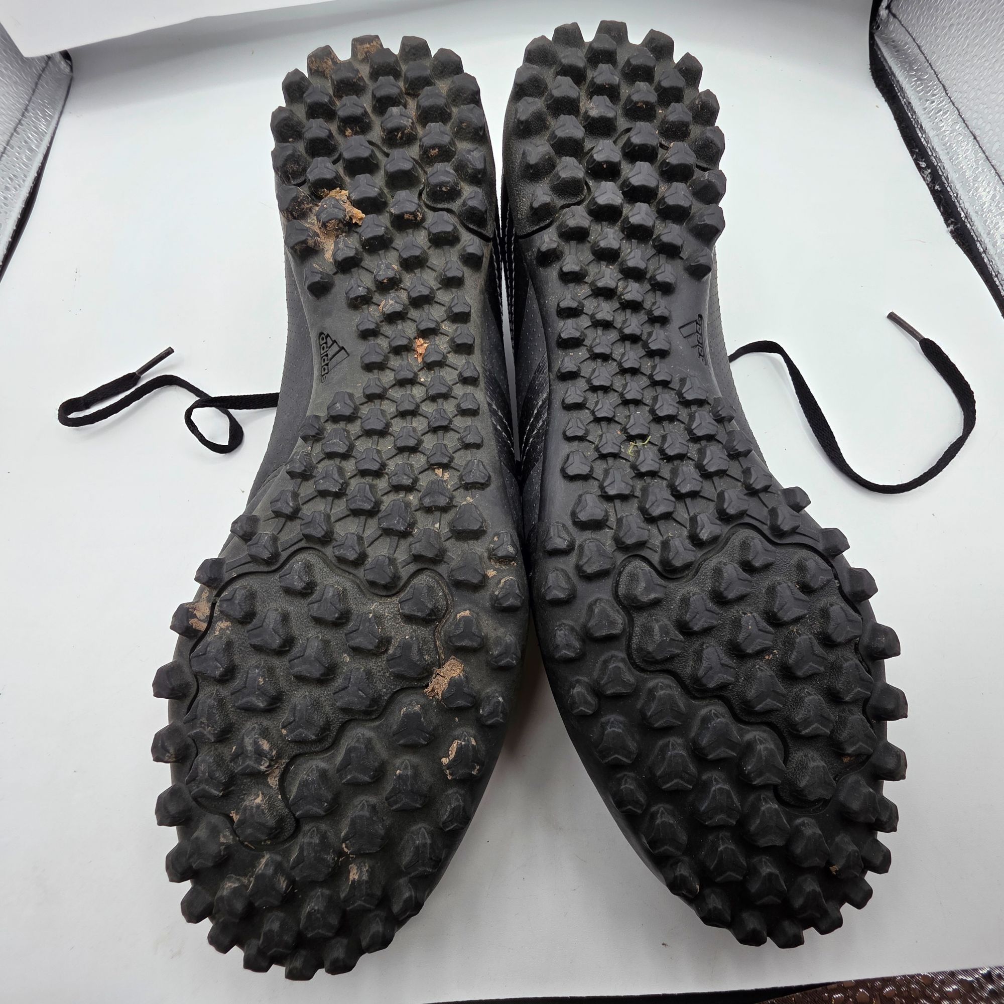Adidas Adidas Predator Club TF Mens Size 10 Carbon Black Indoor Soc Size US 10 / EU 43 - 8 Thumbnail