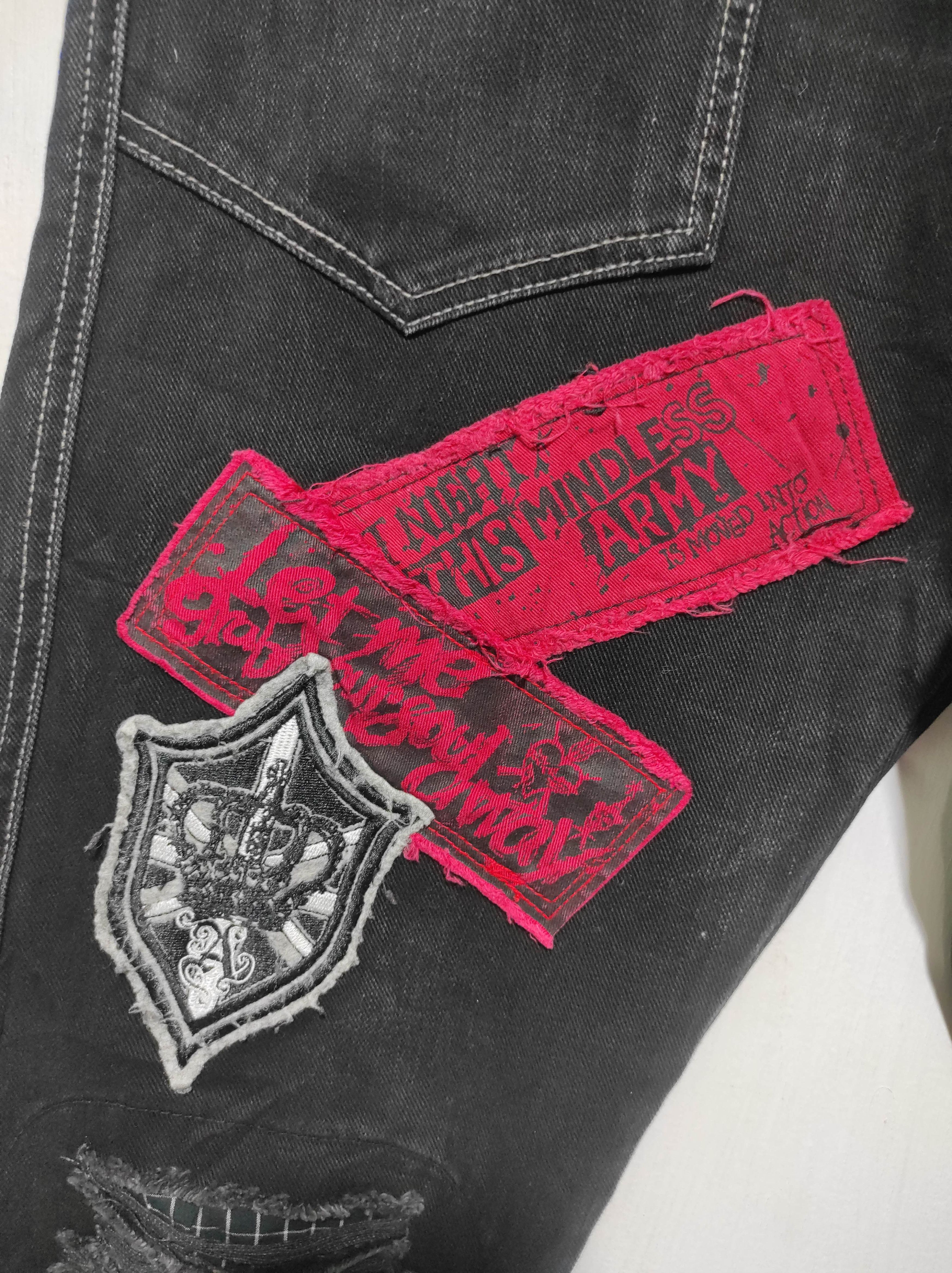 If Six Was Nine Algonquins Punk Multizipper Distressed Jeans Pants Size US 29 - 6 Thumbnail