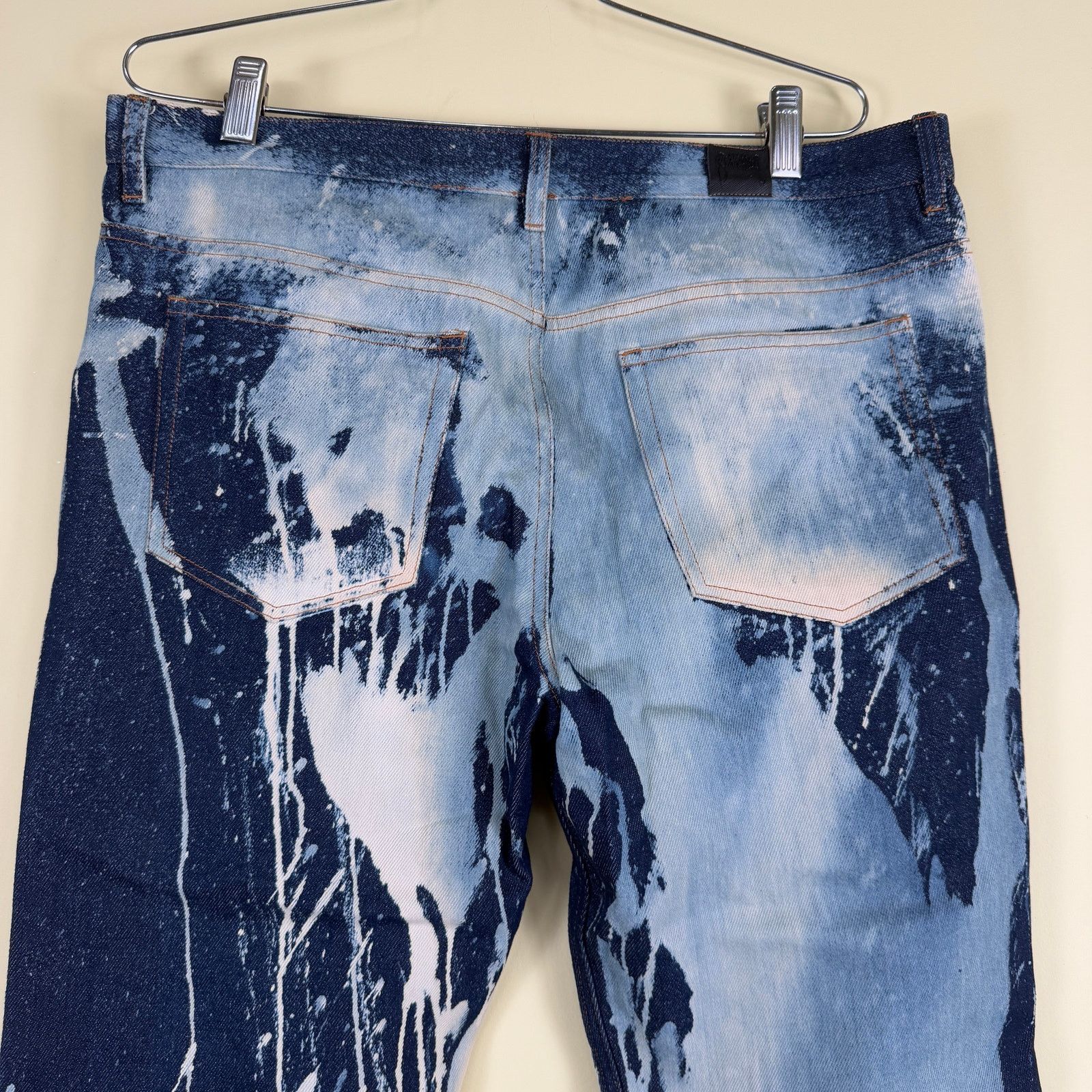 Revenge Revenge Hand Bleached Denim Jeans *1/100 LIMITED RELEASE* Size US 34 / EU 50 - 8 Thumbnail