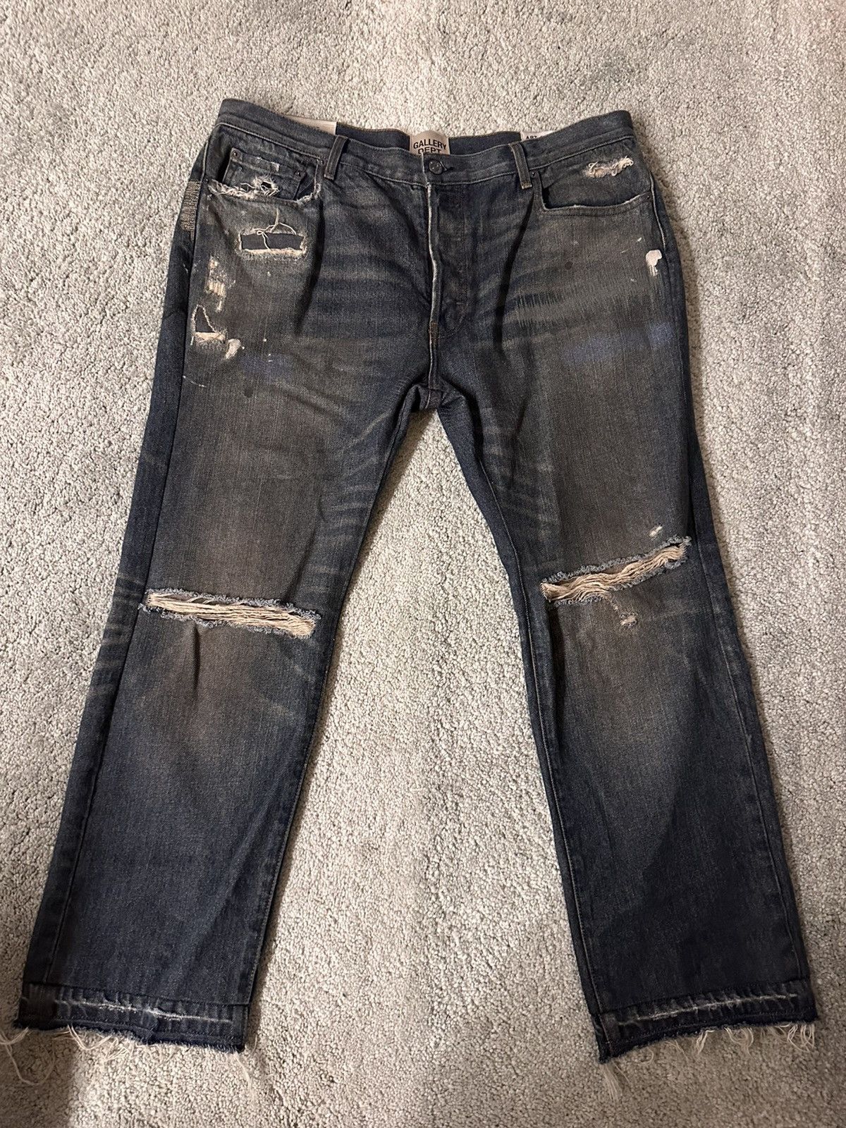 Gallery Dept. Gallery Department Distressed Denim Size US 38 / EU 54 - 1 Thumbnail