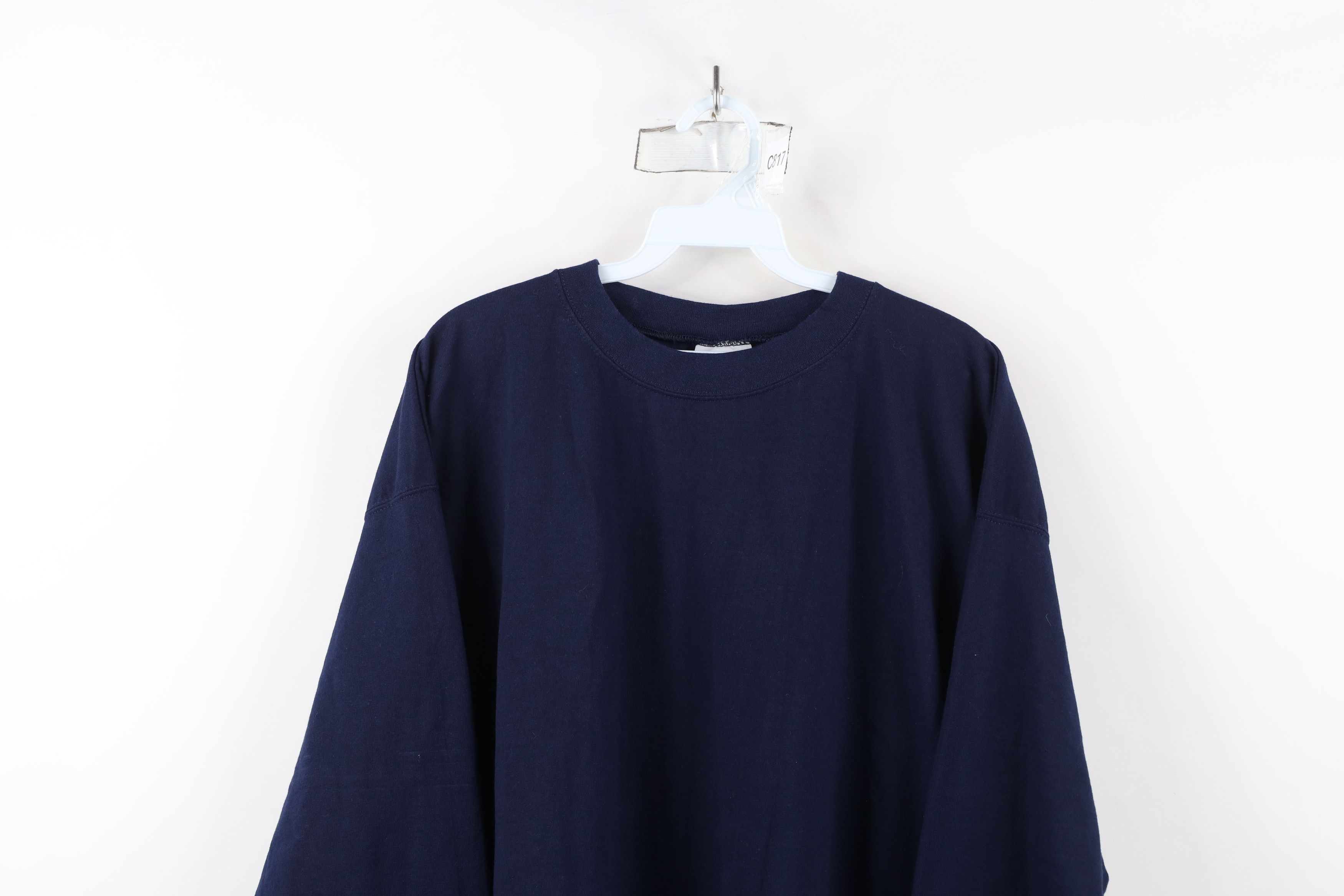 Vintage Vintage 90s Streetwear Heavyweight Long Sleeve T-Shirt US Size US XL / EU 56 / 4 - 2 Thumbnail