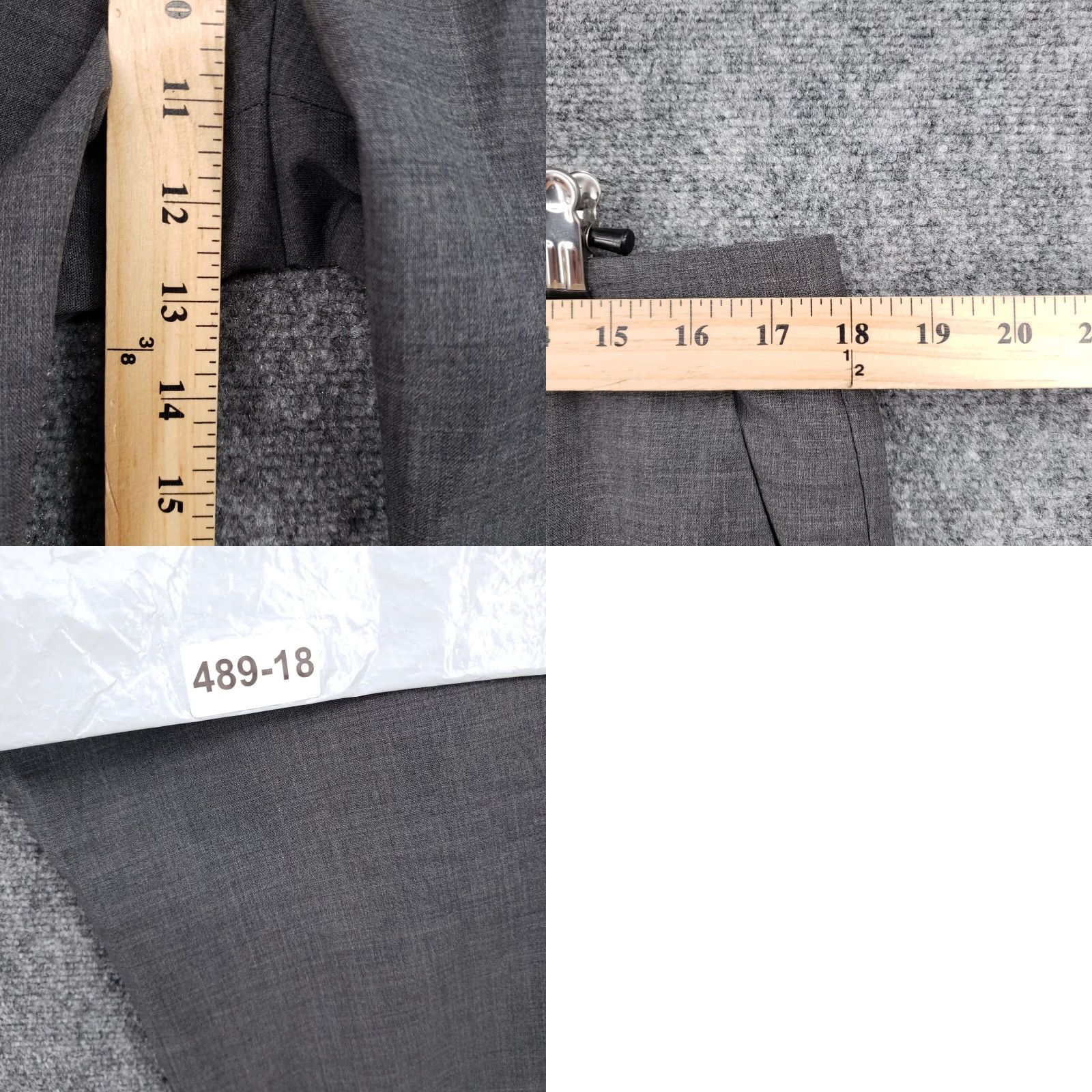 Theory Theory Mens Dress Pants 34 Gray Mid-Rise Straight Leg Flat Front Business Casual Pants Size US 34 / EU 50 - 9 Thumbnail