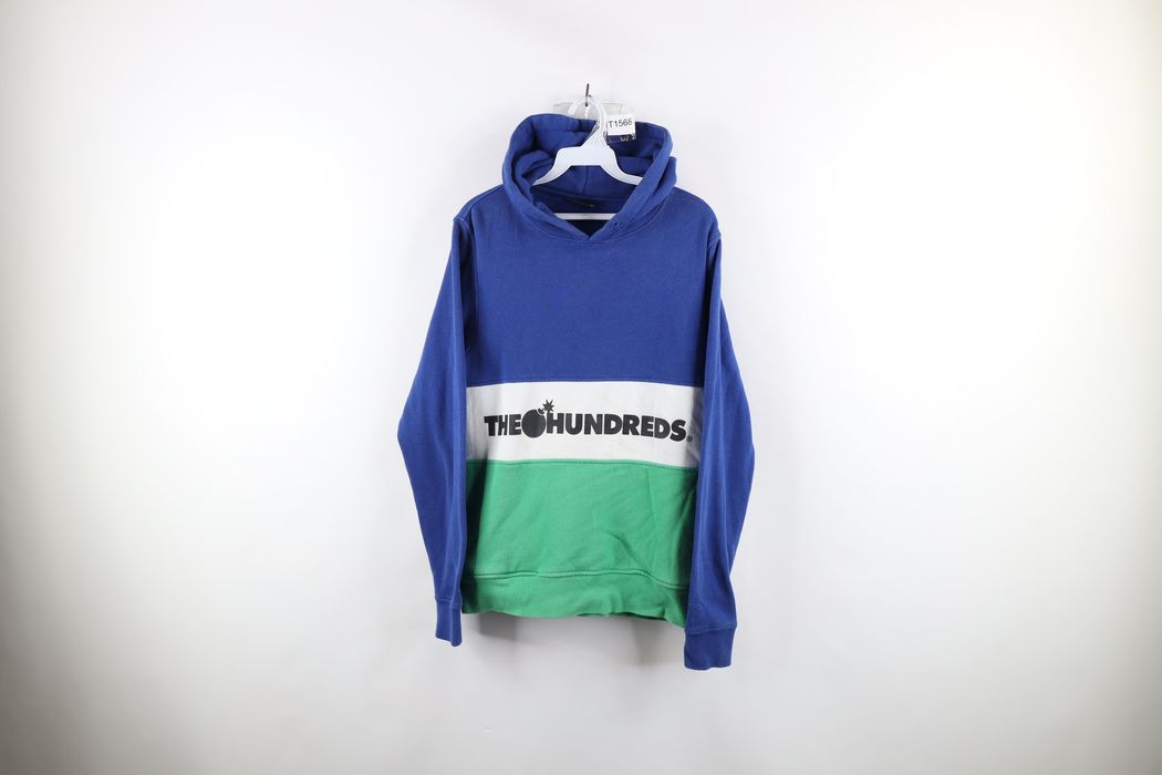 color block hoodie sweatshirt