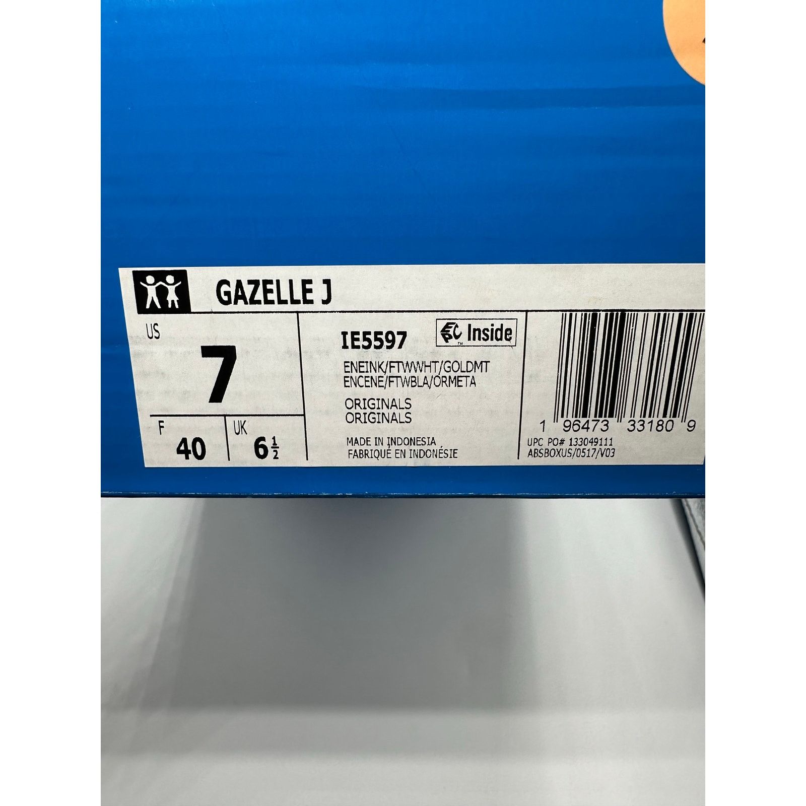 Adidas Adidas Gazelle J “Energy Ink” size 7y Size US 8.5 / IT 38.5 - 7 Thumbnail