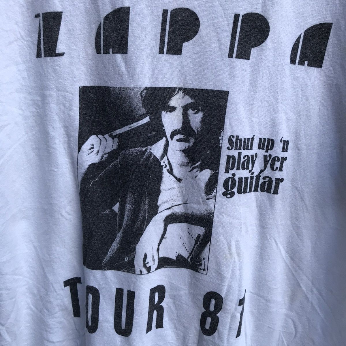 Band Tees × Vintage FRANK ZAPPA band tee rock Size US L / EU 52-54 / 3 - 3 Thumbnail
