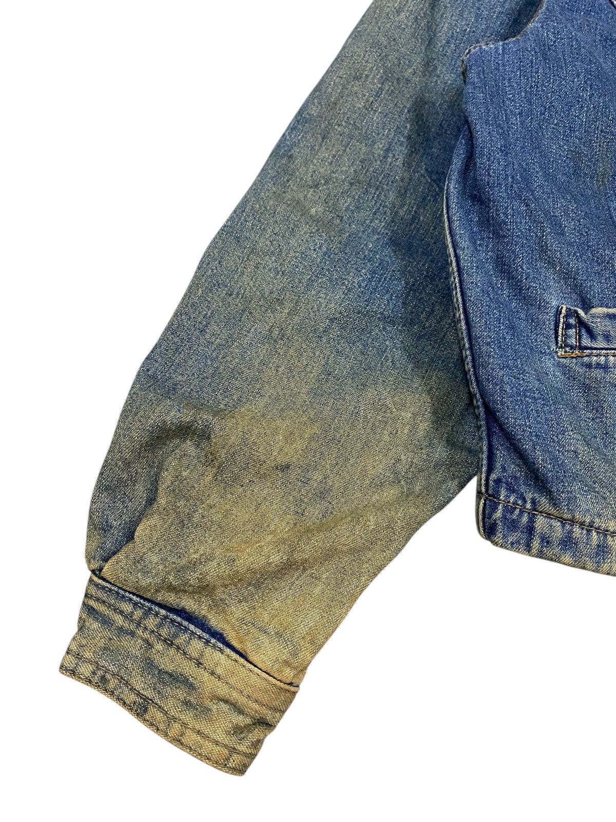 Edwin × Vintage Vtg 80s Edwin Denim Jacket Size M / US 6-8 / IT 42-44 - 9 Thumbnail