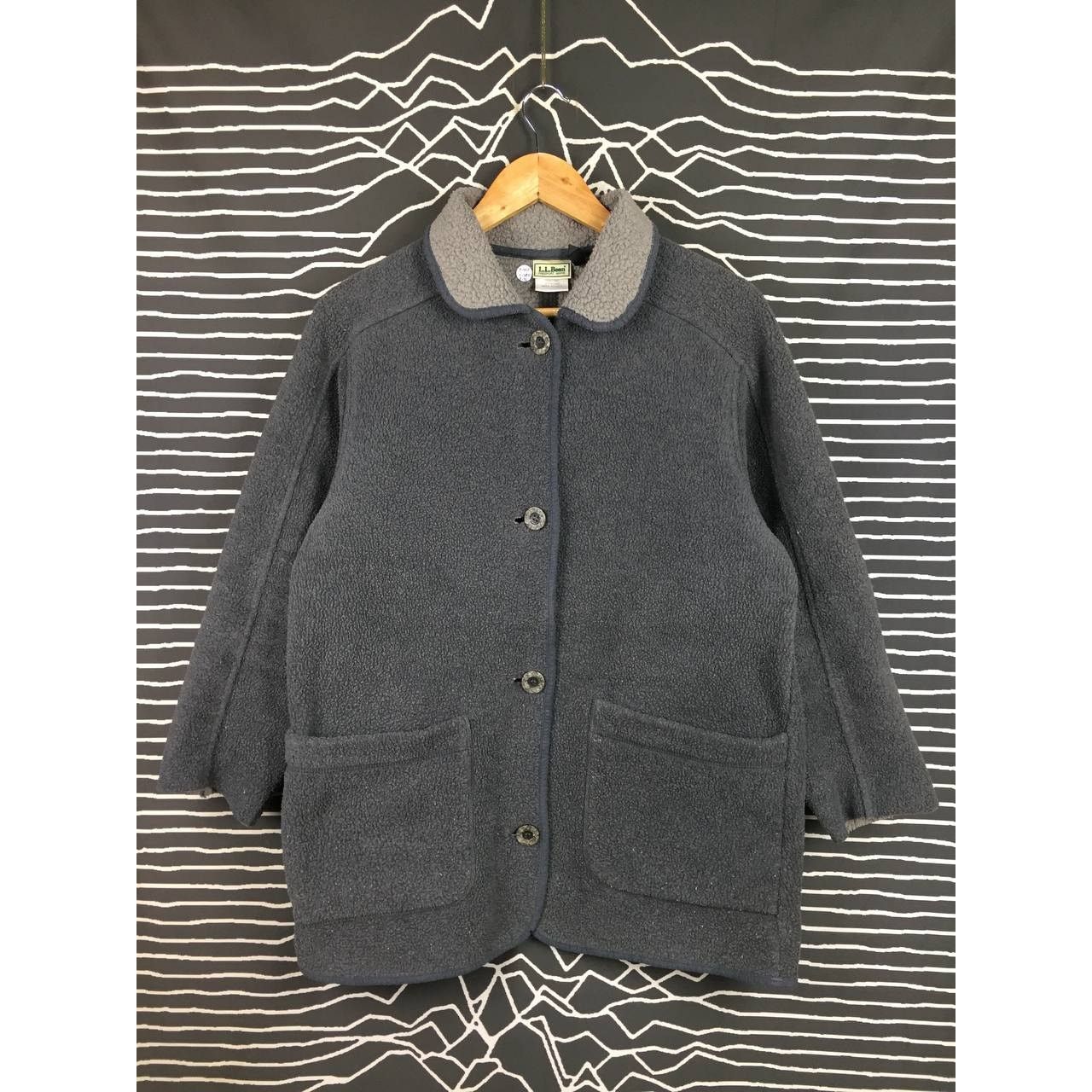 L.L. Bean × Vintage Vtg L.L. Bean Womens Fleece Sherpa Jacket Size S Size S / US 4 / IT 40 - 1 Thumbnail