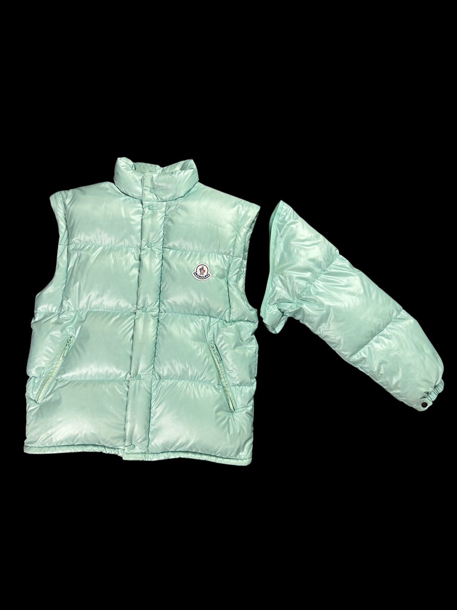 image of Moncler X Jacket / Vest X (S) in Green, Men's (Size Small)