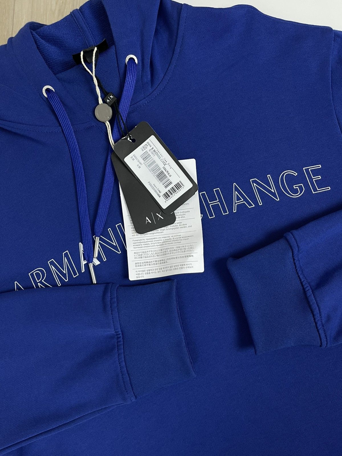 Armani Exchange Armani Exchange Hoodie Box Logo Size US M / EU 48-50 / 2 - 4 Thumbnail