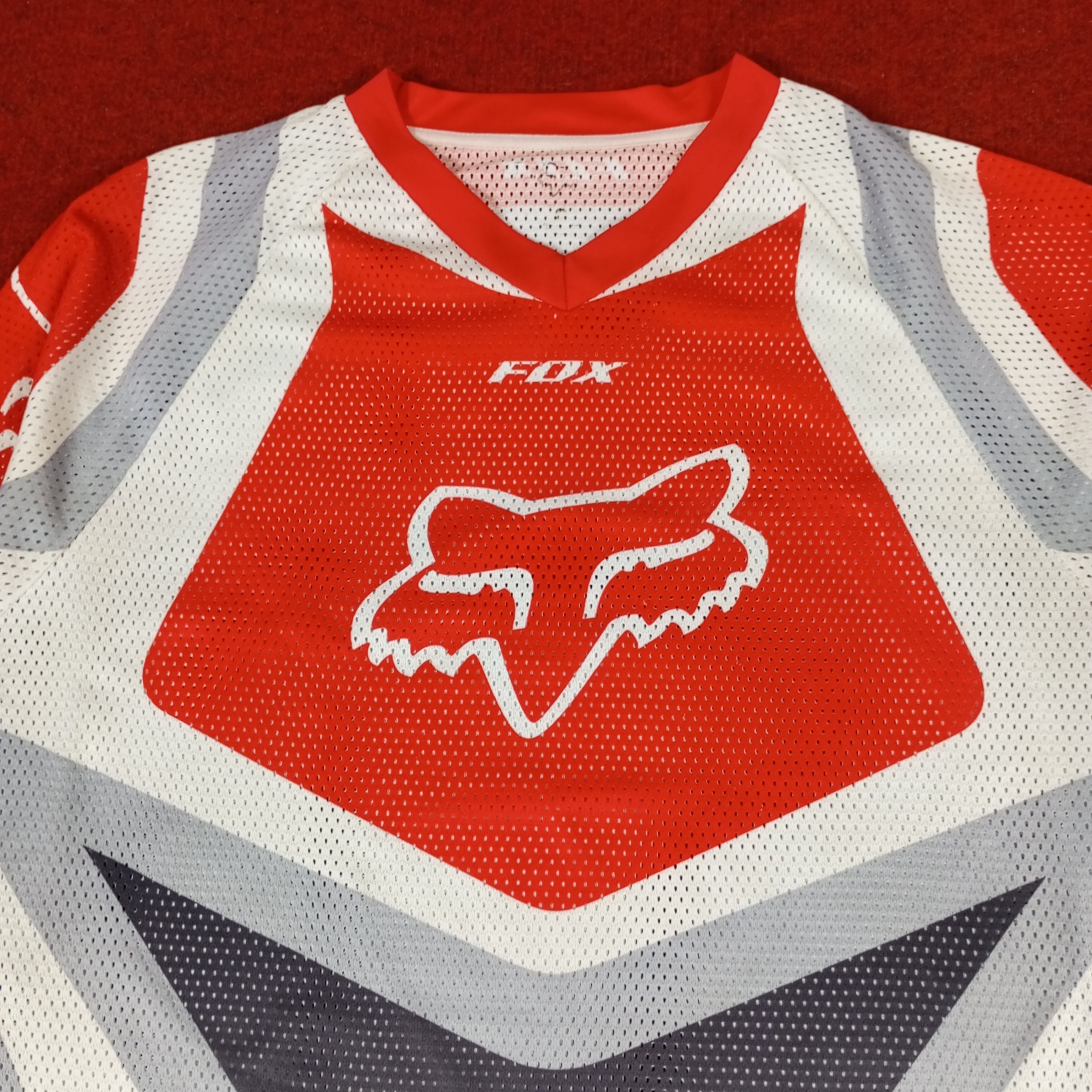 Fox Racing × Vintage Fox Racing Logo Design Motocross Sports Jersey Size US L / EU 52-54 / 3 - 2 Thumbnail