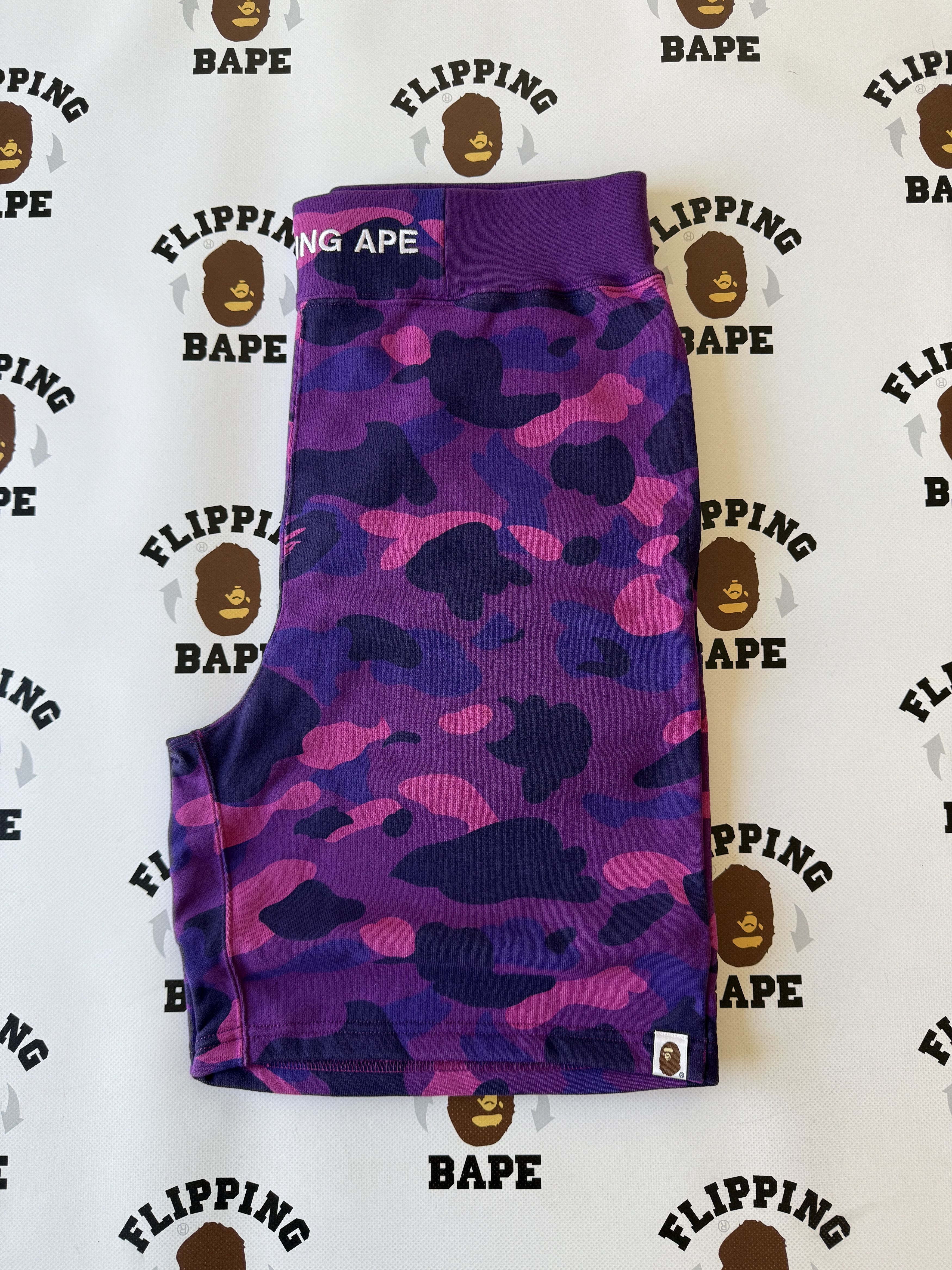 Bape BAPE COLOR CAMO SWEAT SHORTS Size US 34 / EU 50 - 3 Thumbnail