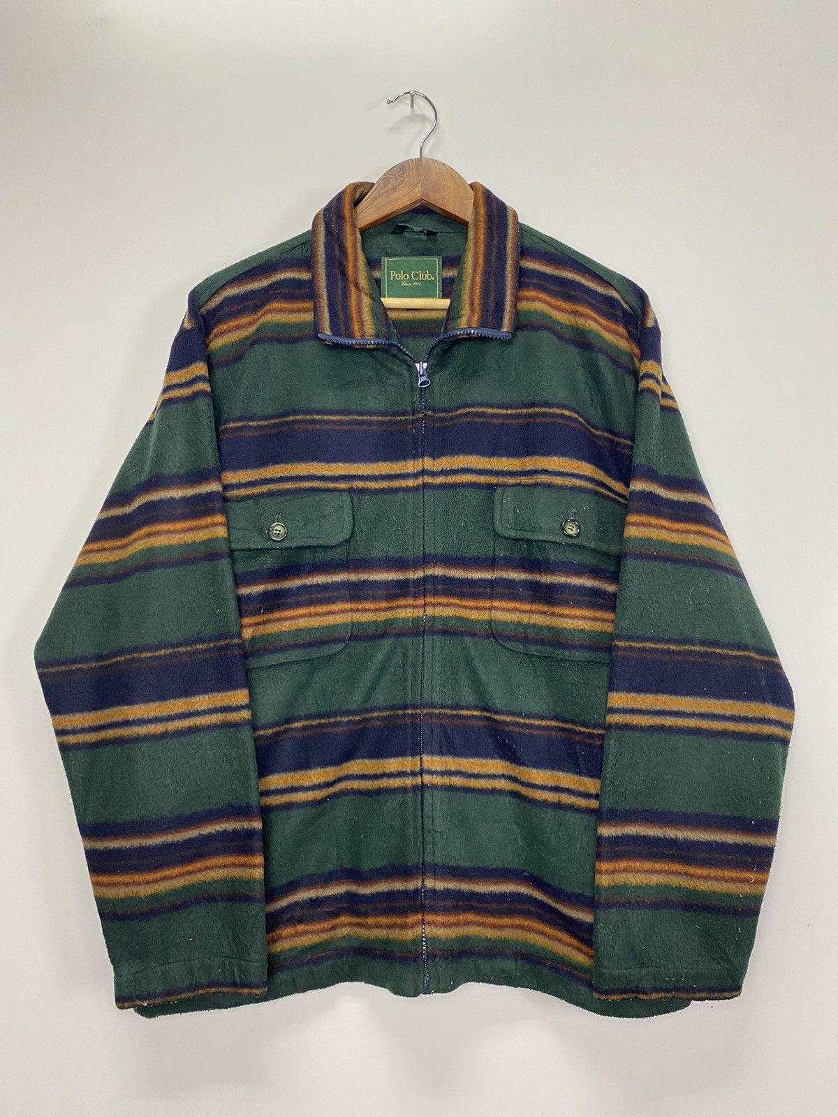 Beverly Hills Polo Club × Vintage Vintage 90’s Polo Club Fleece Jacket Size US M / EU 48-50 / 2 - 8 Thumbnail