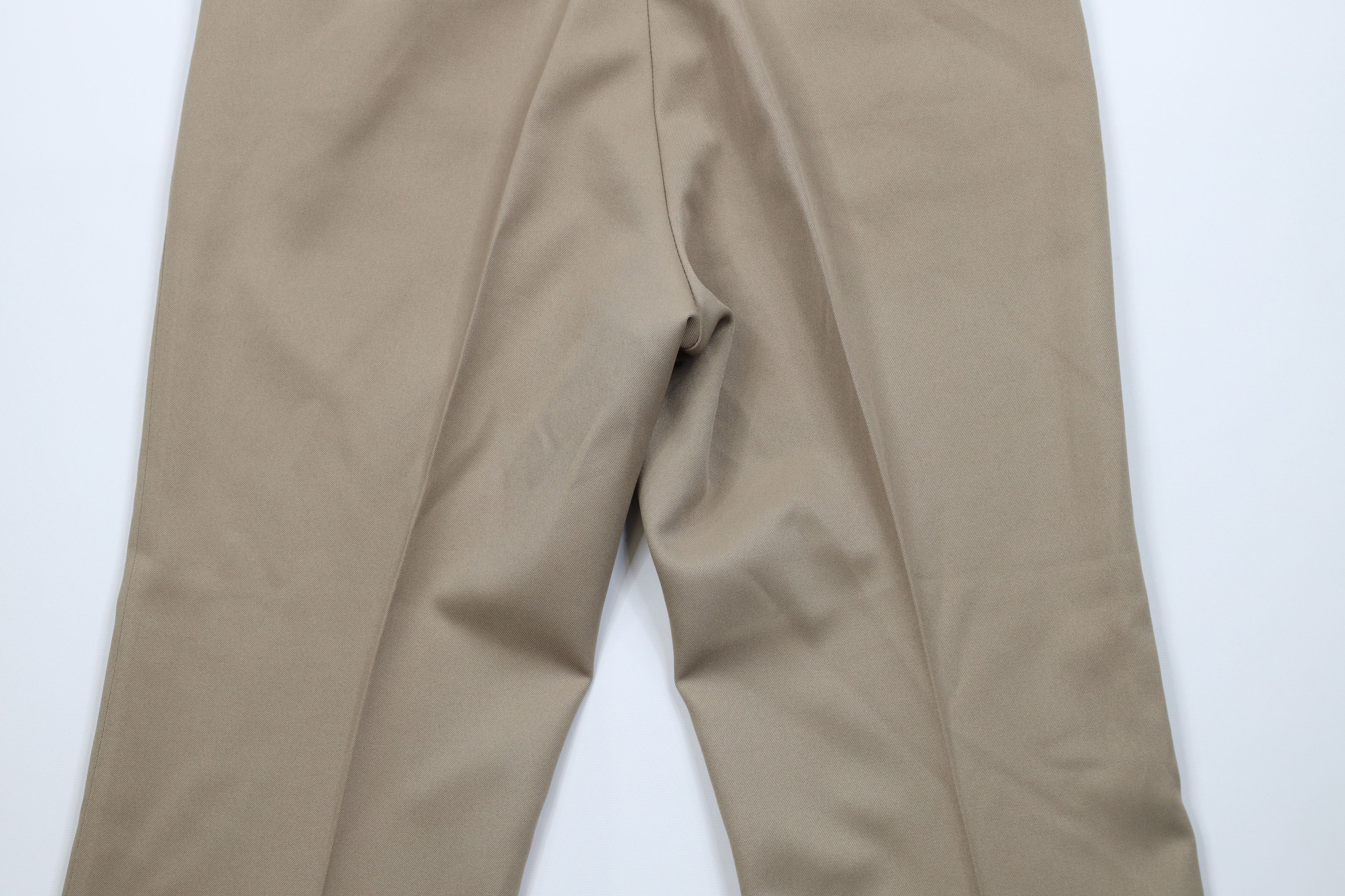Vintage Vintage 70s Streetwear Knit Wide Leg Chino Pants Beige USA Size US 34 / EU 50 - 11 Thumbnail