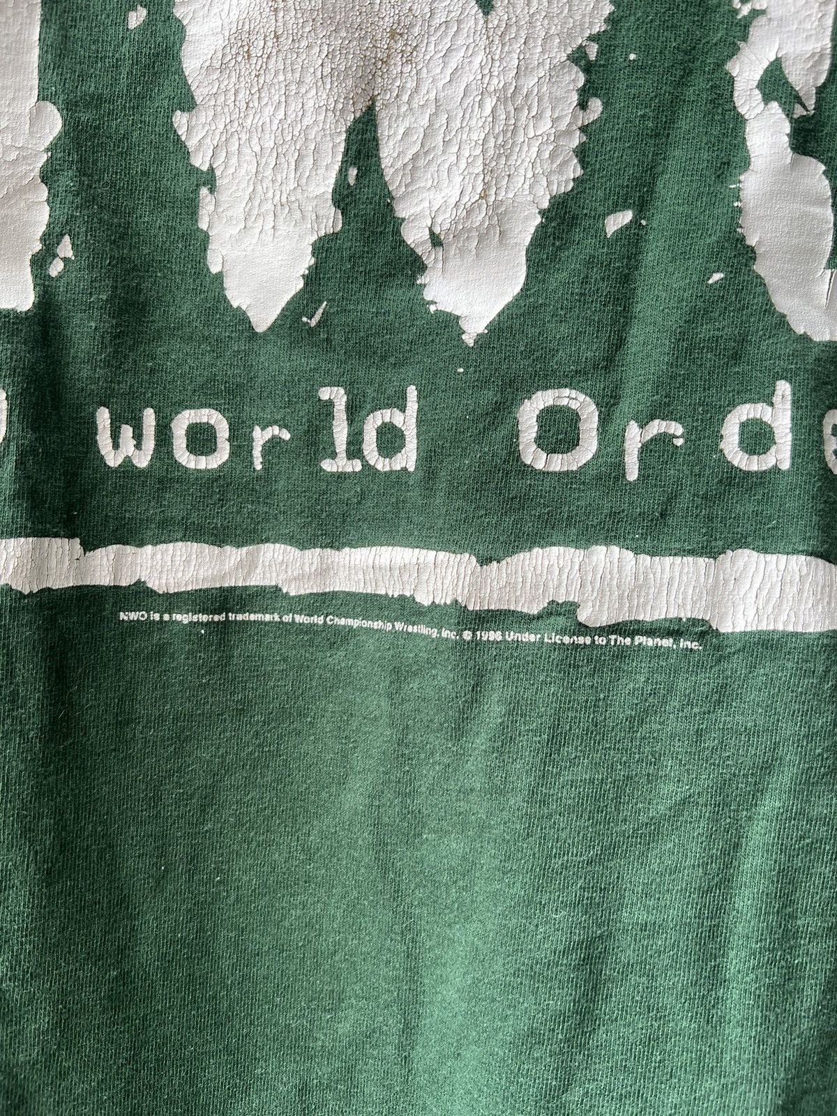 Band Tees New World Order Vintage Single Stitch T-Shirt Size US XXL / EU 58 / 5 - 3 Thumbnail