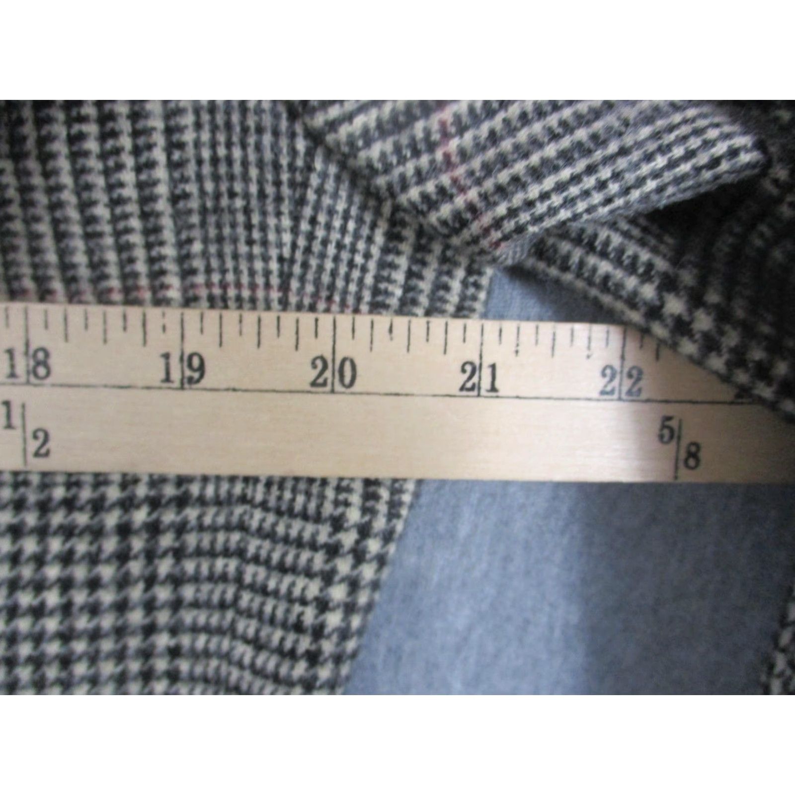 Brooks Brothers VINTAGE Brooks Brothers Sport Coat Blazer Mens 42R Gray Camel Hair Tweed Glen Plaid Jacket Size 42R - 7 Thumbnail