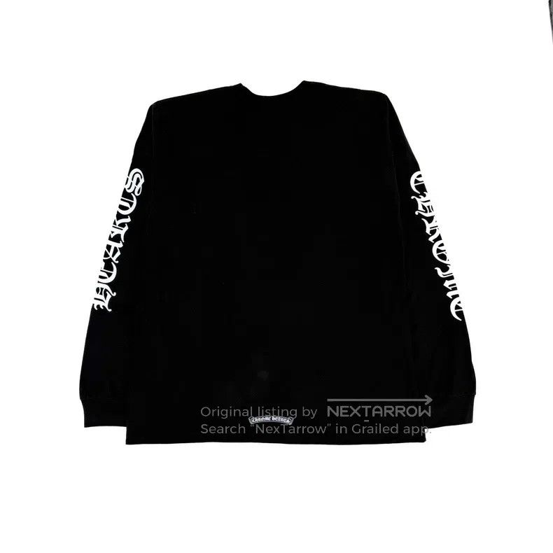 Chrome Hearts CHROME HEARTS Size XXL Black neckline printed long sleeves Size US XXL / EU 58 / 5 - 2 Thumbnail