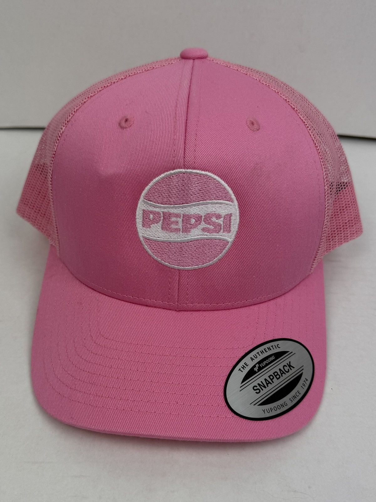 Other Pepsi SnapBack Trucker Mesh Hat Pink Embroidered NEW Size ONE SIZE - 6 Thumbnail